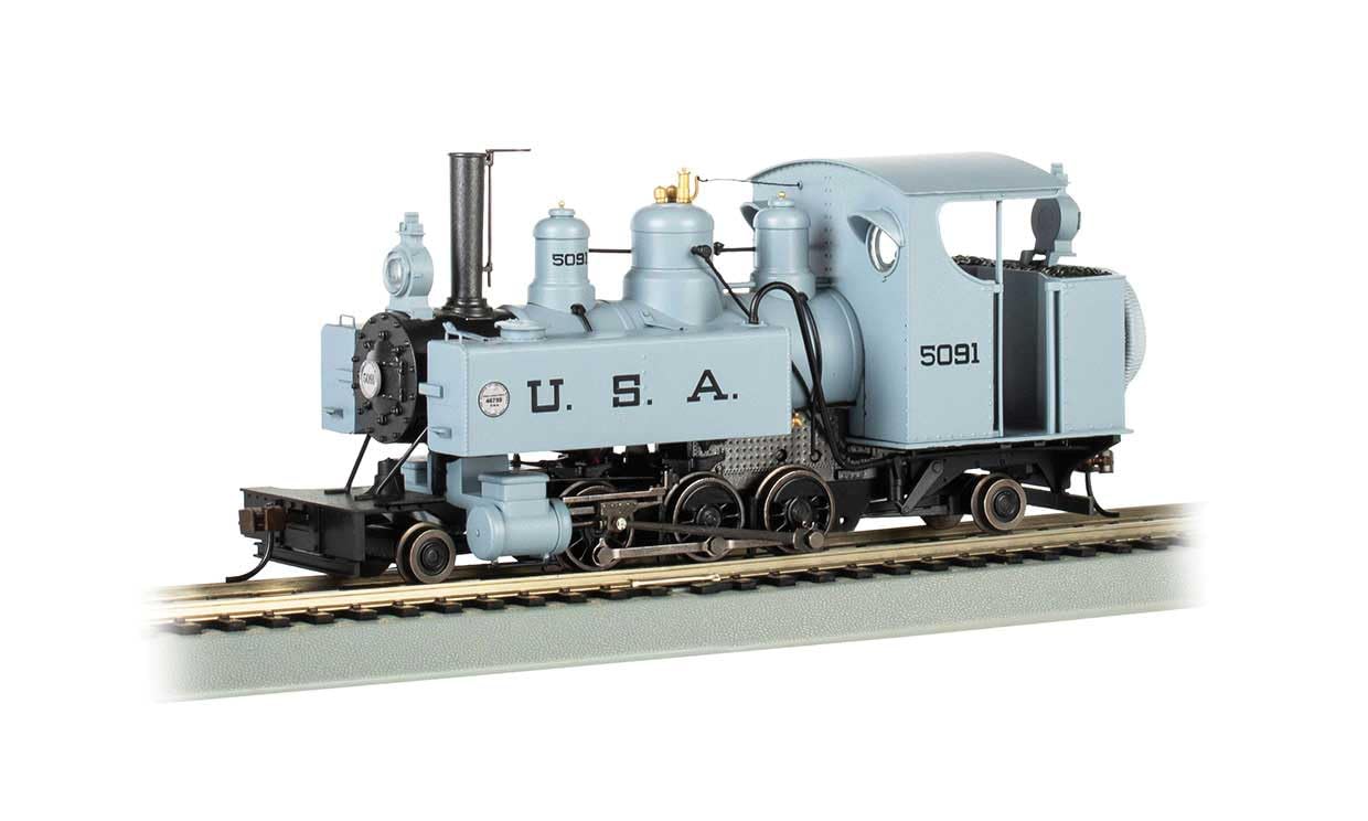 Bachmann Baldwin Class 10 Trench Steam Engine USA #5091, On30 Scale Model Train - Perfect for Collectors, Railroad Enthusiasts & Diorama Displays