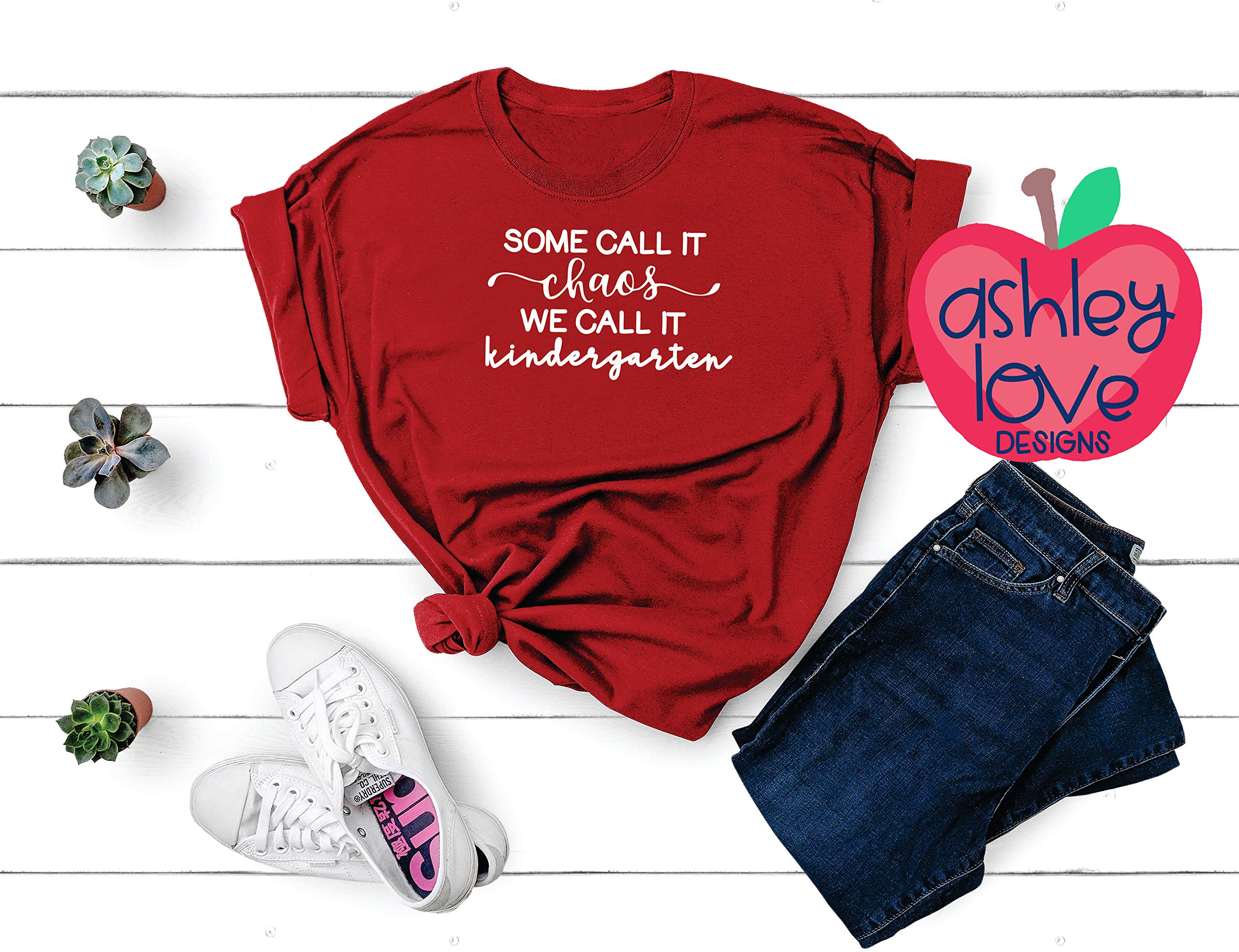 Kindergarten Teacher Shirt - Funny Classroom T-Shirt for Teachers - Perfect for School, Teaching, and Back to School Season