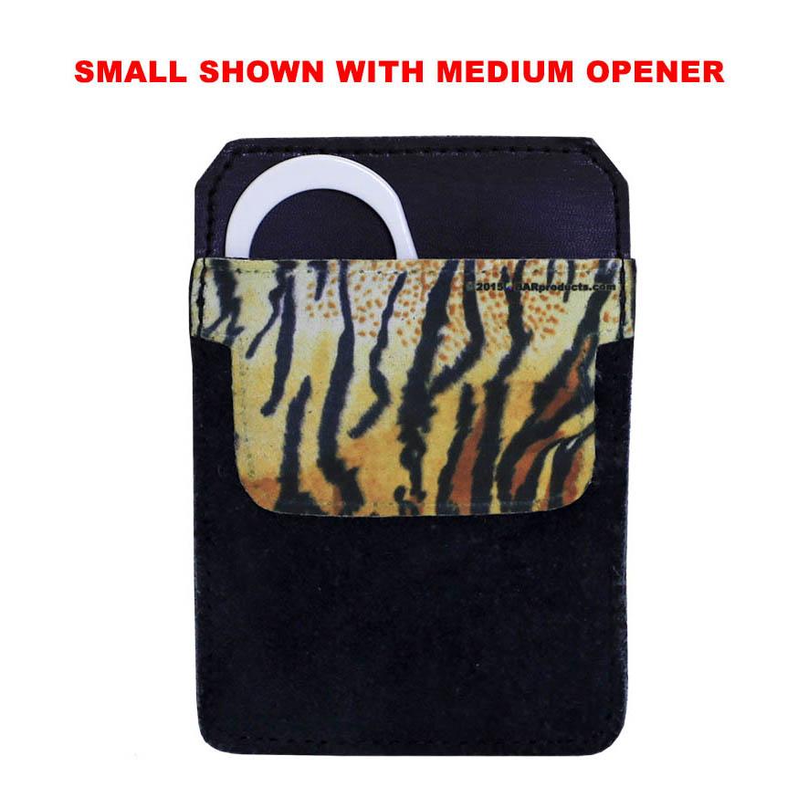DekoPokit™ Bottle Opener & Back Pocket Protector - Brown Paisley Design | Compact Multi-Tool for Camping, Hiking & Outdoor Adventures