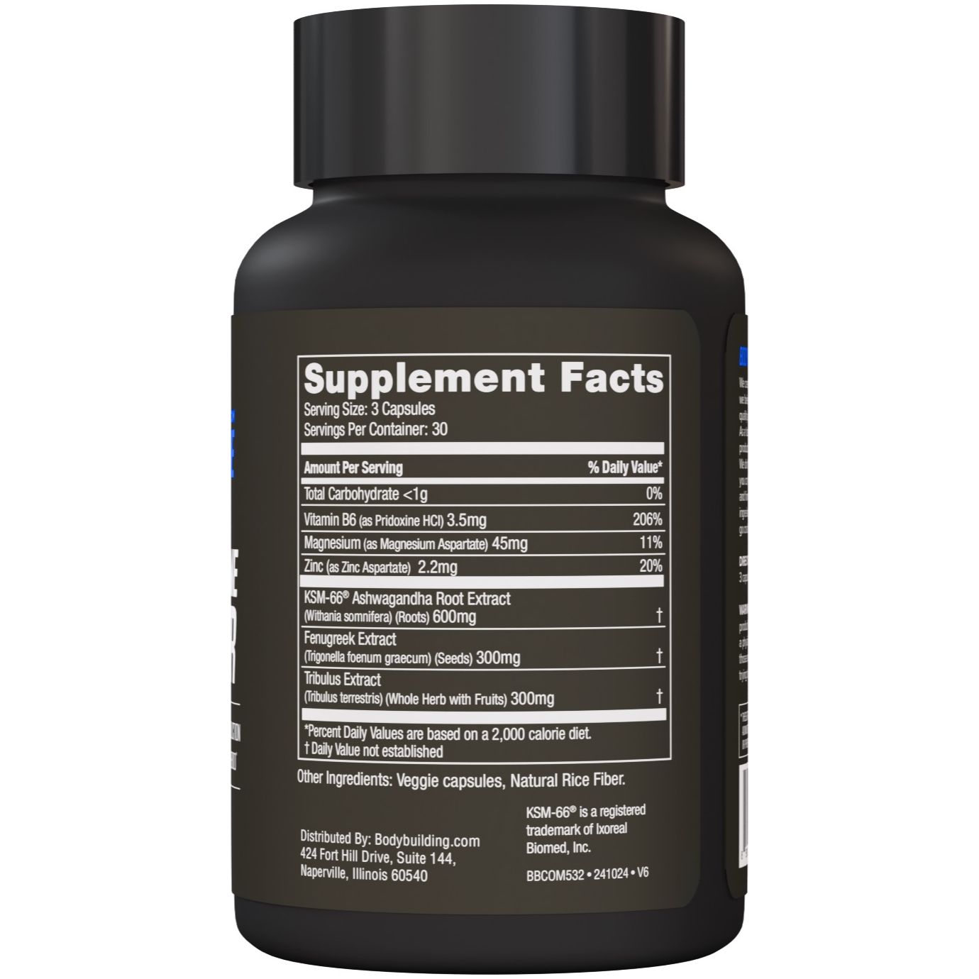 3 Pack Bodybuilding.com Signature Testosterone Booster - 270 Capsules Total | Natural Muscle Growth Supplement for Men | Pre-Workout & Post-Workout Recovery