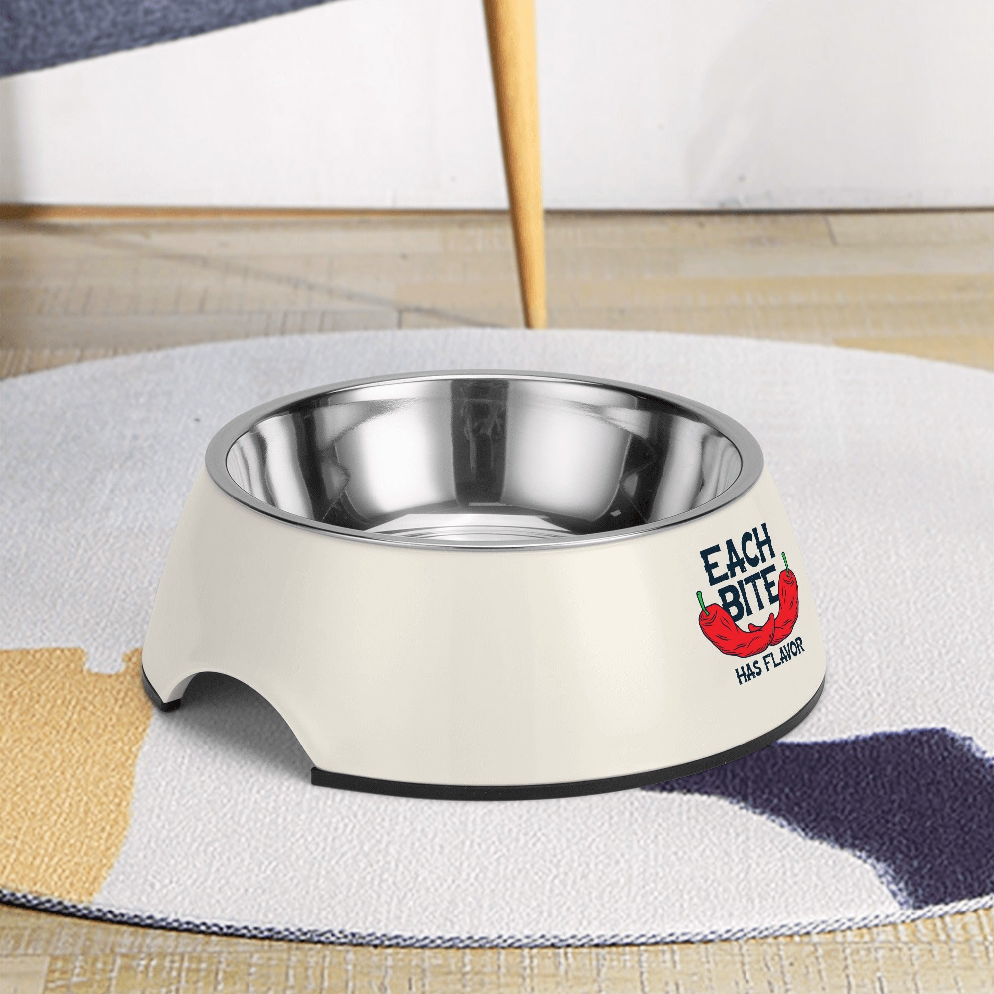 Flavorful Pet Food Bowl - Non-Slip Design for Dogs & Cats - Perfect for Mealtime, Travel & Outdoor Use