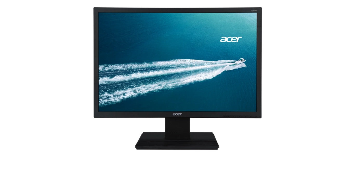 Acer V206 19.5 Inch HD LCD Monitor 1366x768 Resolution with VGA & HDMI Ports - Perfect for Home Office, Gaming, and Business Use