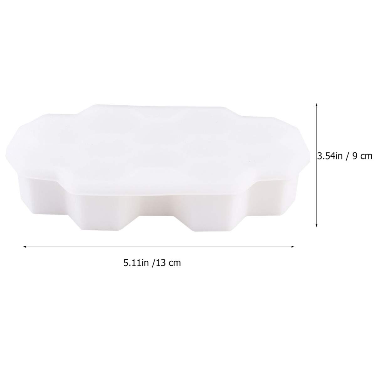 Hemoton 2-Pack 12-Cavity Honeycomb Ice Cube Trays with Lids - Whiskey Ice Molds, Silicone Ice Grids for Cocktails, Chocolate & DIY Ice Cream - Perfect for Freezer, Parties & Home Bars