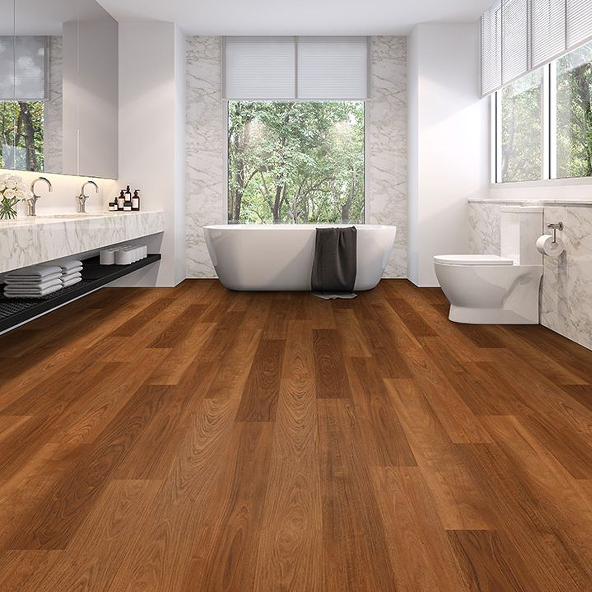 Premium 8mm Brazilian Cherry Hardwood Flooring - XRP Engineered Wood for Living Room, Bedroom & Home Decor