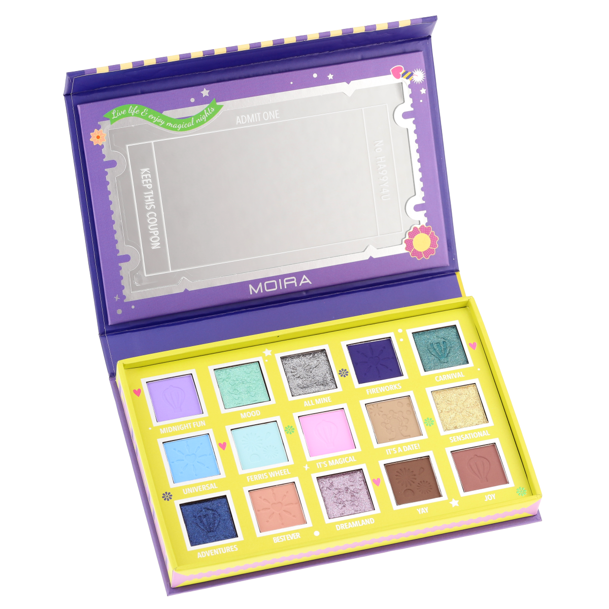 Magic Dreaming Palette - 12 Color Eyeshadow Set for Day & Night Makeup | Vegan & Cruelty-Free | Perfect for Parties, Weddings & Special Occasions