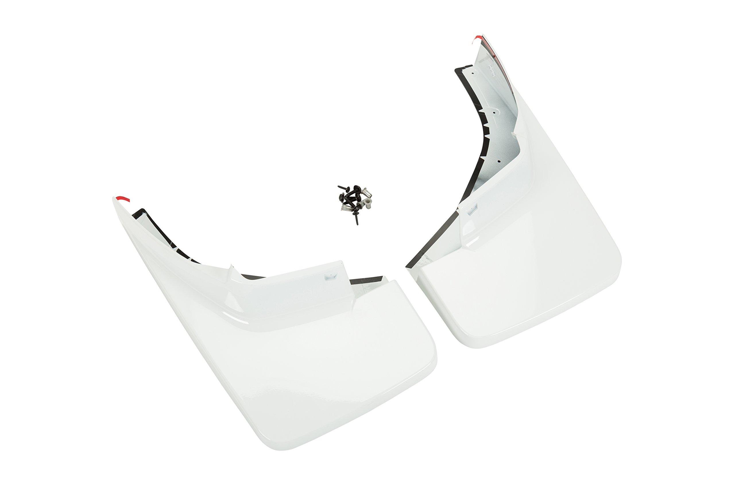 GM Accessories 22902392 Front Molded Splash Guards - Summit White - Perfect for Chevy/GMC Trucks & SUVs - Protect Your Vehicle from Road Debris & Mud