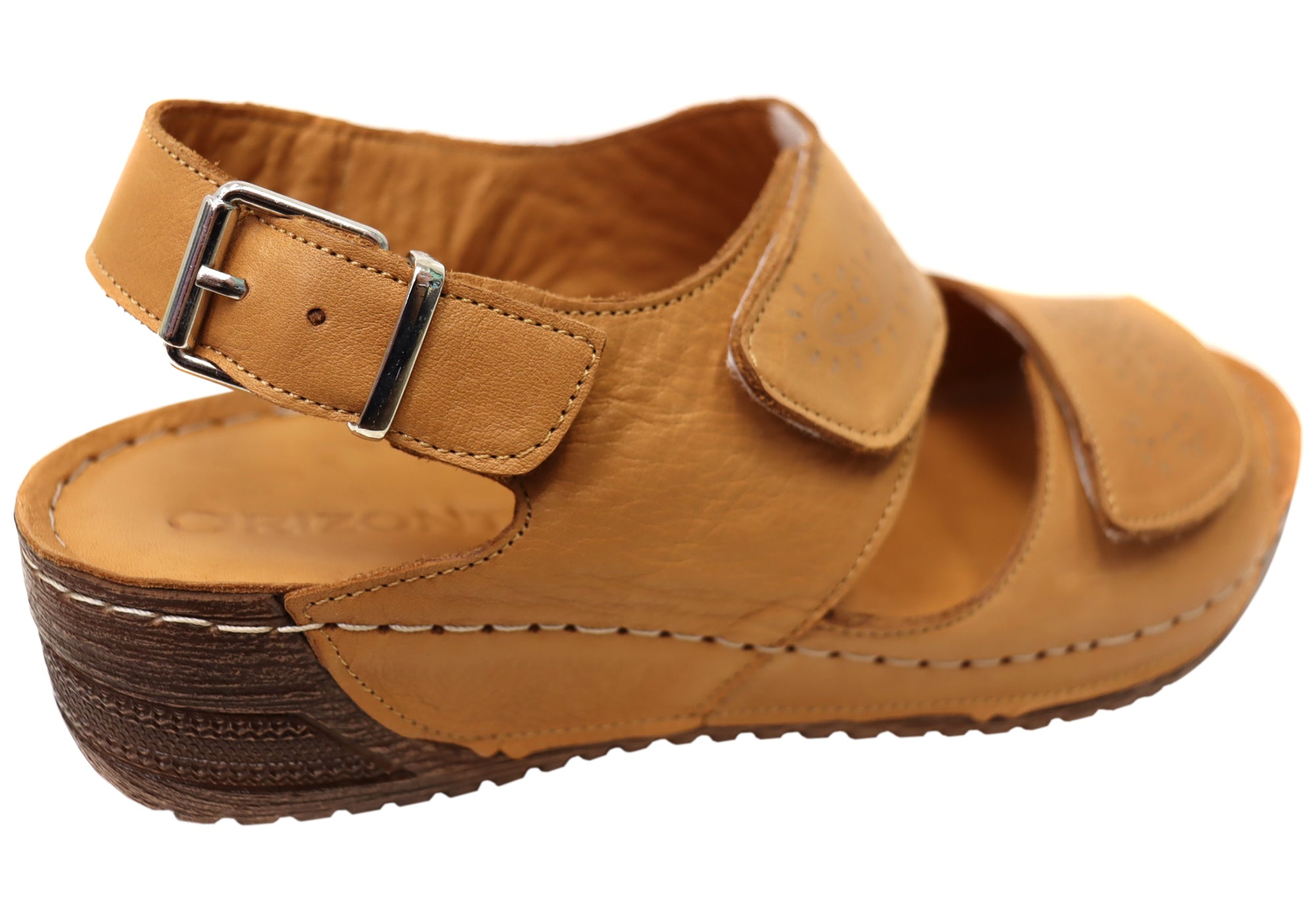 Orizonte Myorka Women's Comfortable Leather Sandals - European Style Summer Walking Shoes for Beach, Vacation & Casual Outings