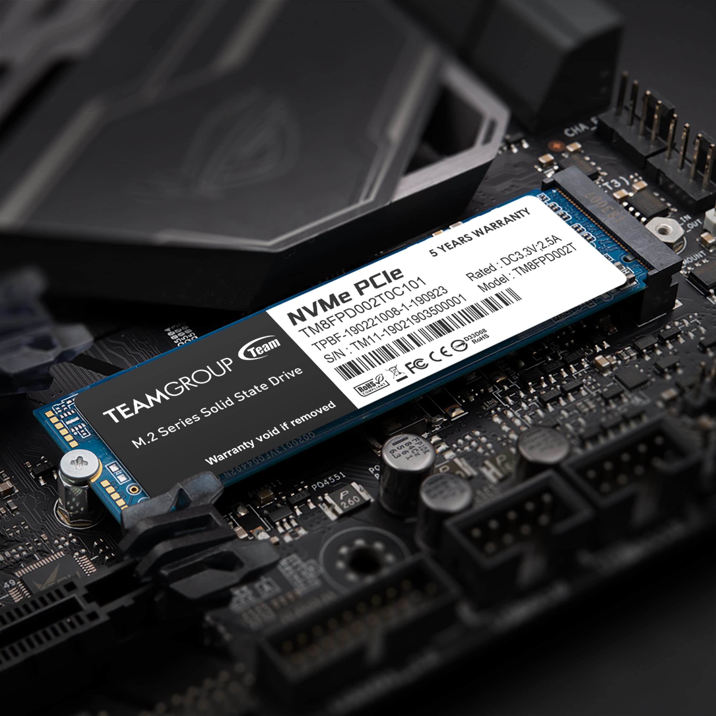 TEAMGROUP MP33 1TB 2 Pack SLC Cache 3D NAND TLC NVMe 1.3 PCIe Gen3x4 M.2 2280 Internal SSD - 1800MB/s Read 1500MB/s Write - Compatible with Laptop & Desktop PC - Perfect for Gaming, Video Editing & Fast Boot Times
