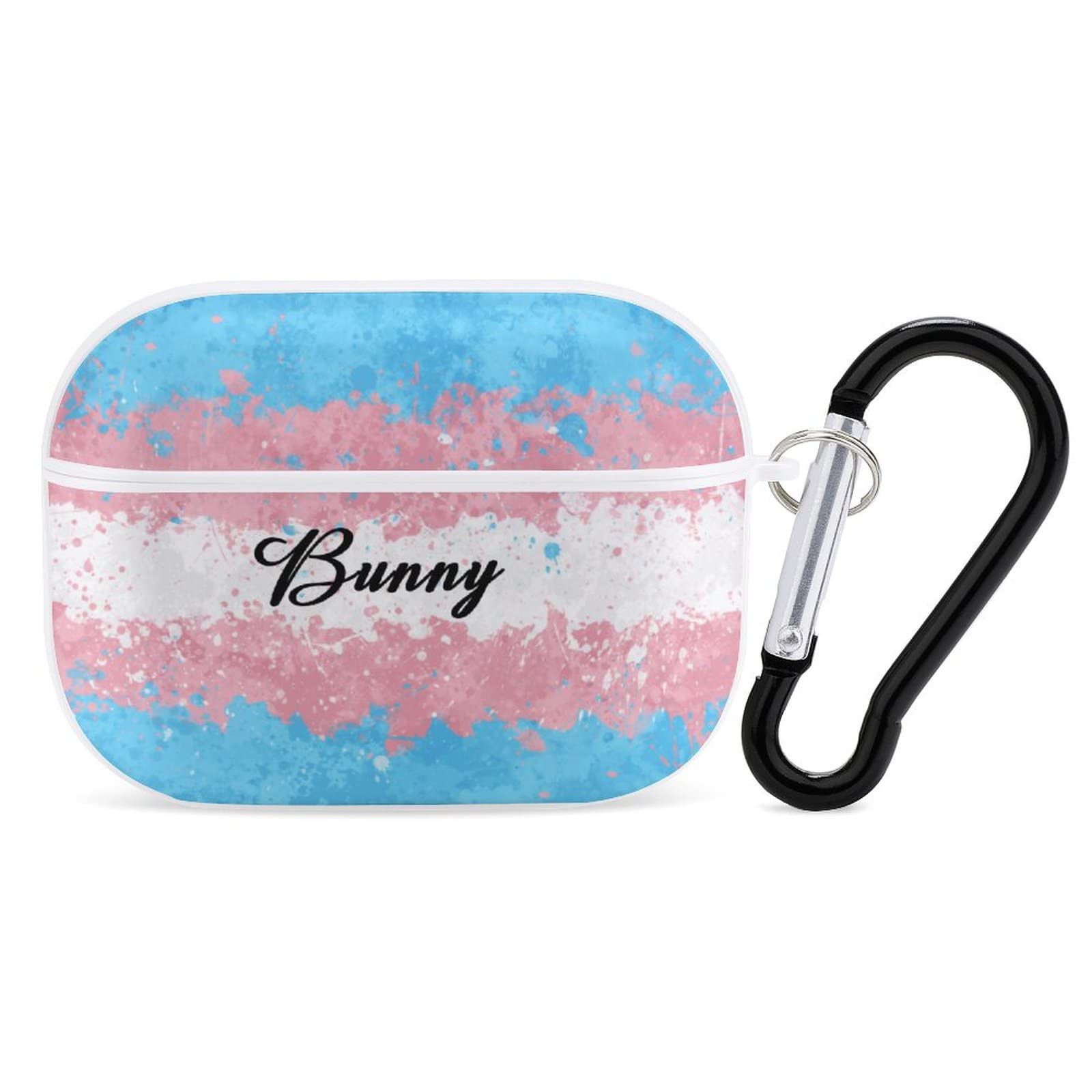 Custom AirPods Pro Case - LGBTQ+ Pride Hard Cover with Keychain | Personalized Skin for AirPods Pro 2019 | Durable Protection for Gym, Travel & Everyday Use