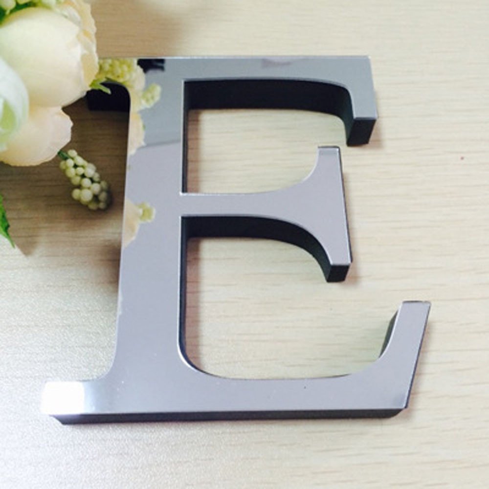 3D Mirror Decals for Walls - DIY Acrylic Letter Stickers for Home Decor in Living Room