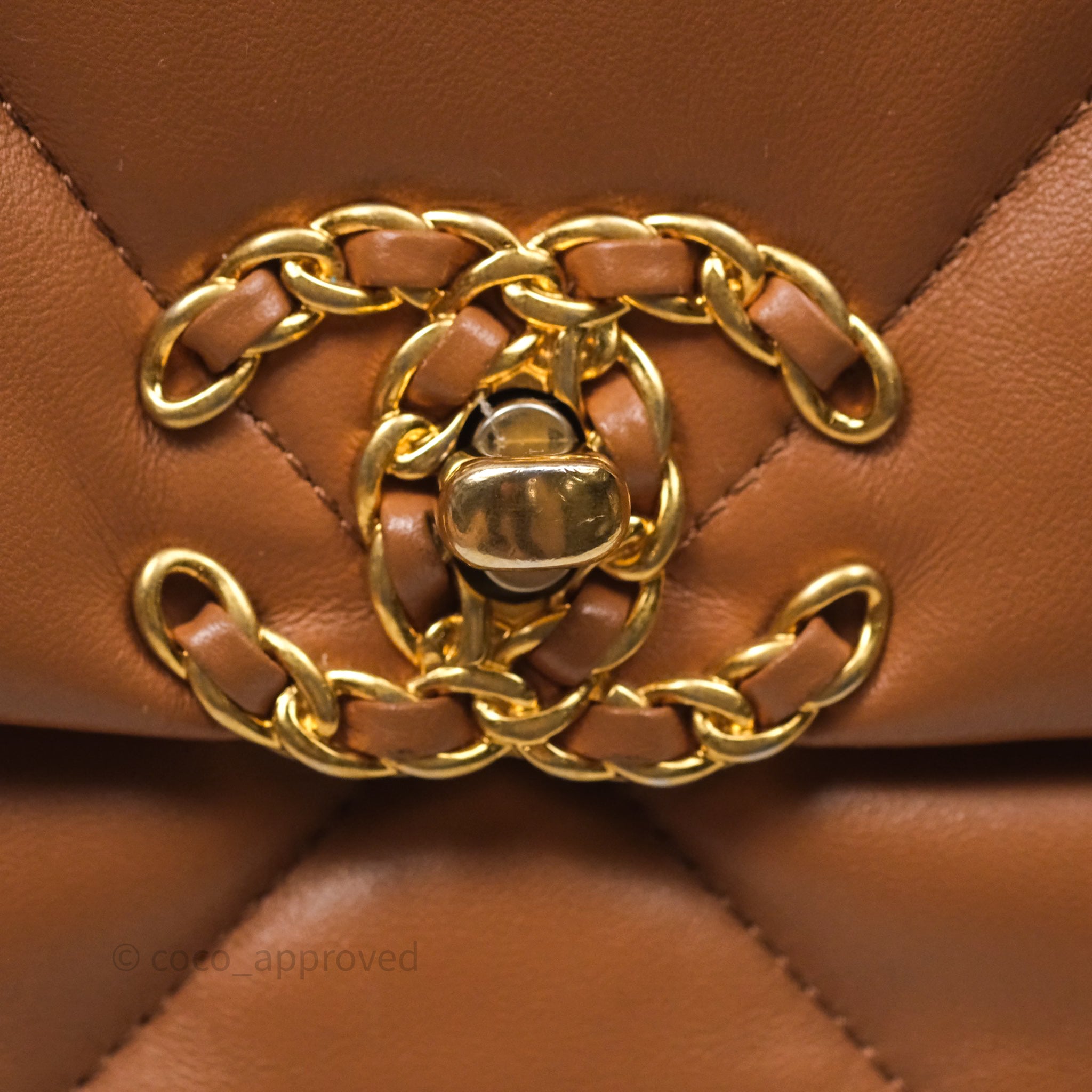 Chanel 19 Small Handbag in Caramel Dark Beige Brown with Mixed Hardware - Luxury Crossbody Bag for Women, Perfect for Date Night & Evening Events