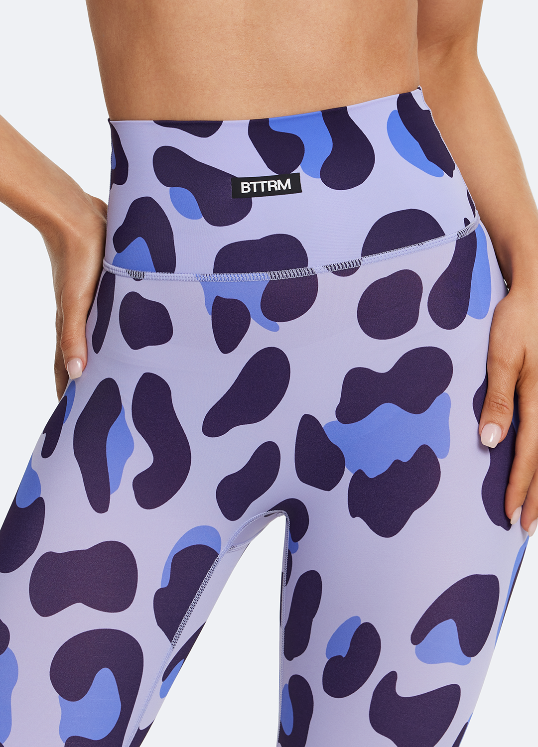 High Waisted Leopard Print Yoga Pants for Women - Stretchy Workout Leggings for Running, Gym & Lounge Wear