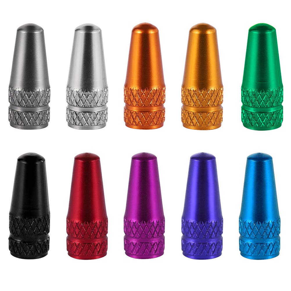 Premium Aluminum Bike Valve Caps - 30pcs Presta Valve Dust Covers for Road & Mountain Bikes - Durable Tire Protection for Cycling, Commuting & Outdoor Adventures