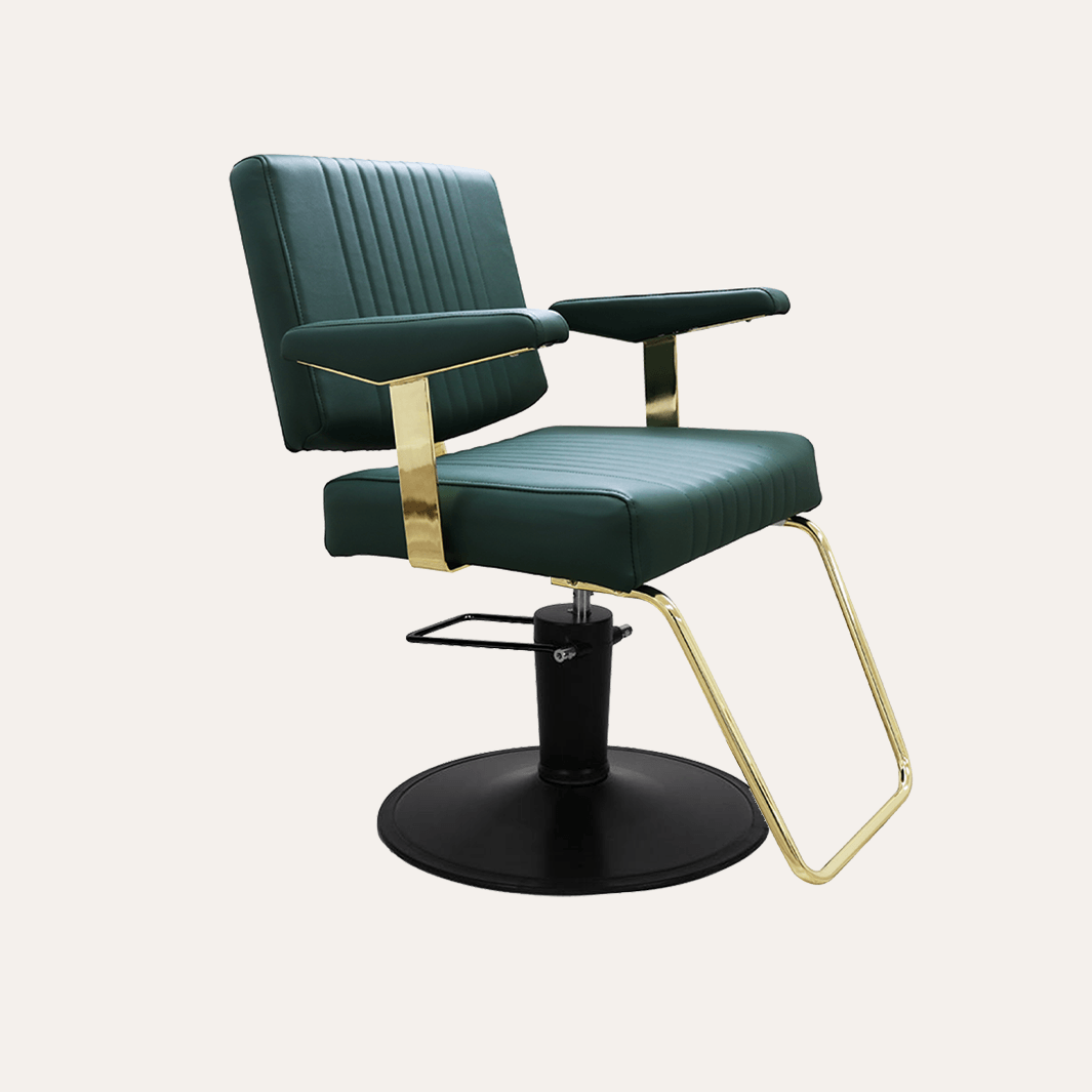 ATHENA Professional Salon Chair - Adjustable Hydraulic Styling Chair for Hairdressers & Barbers - Perfect for Salons, Barber Shops & Home Use