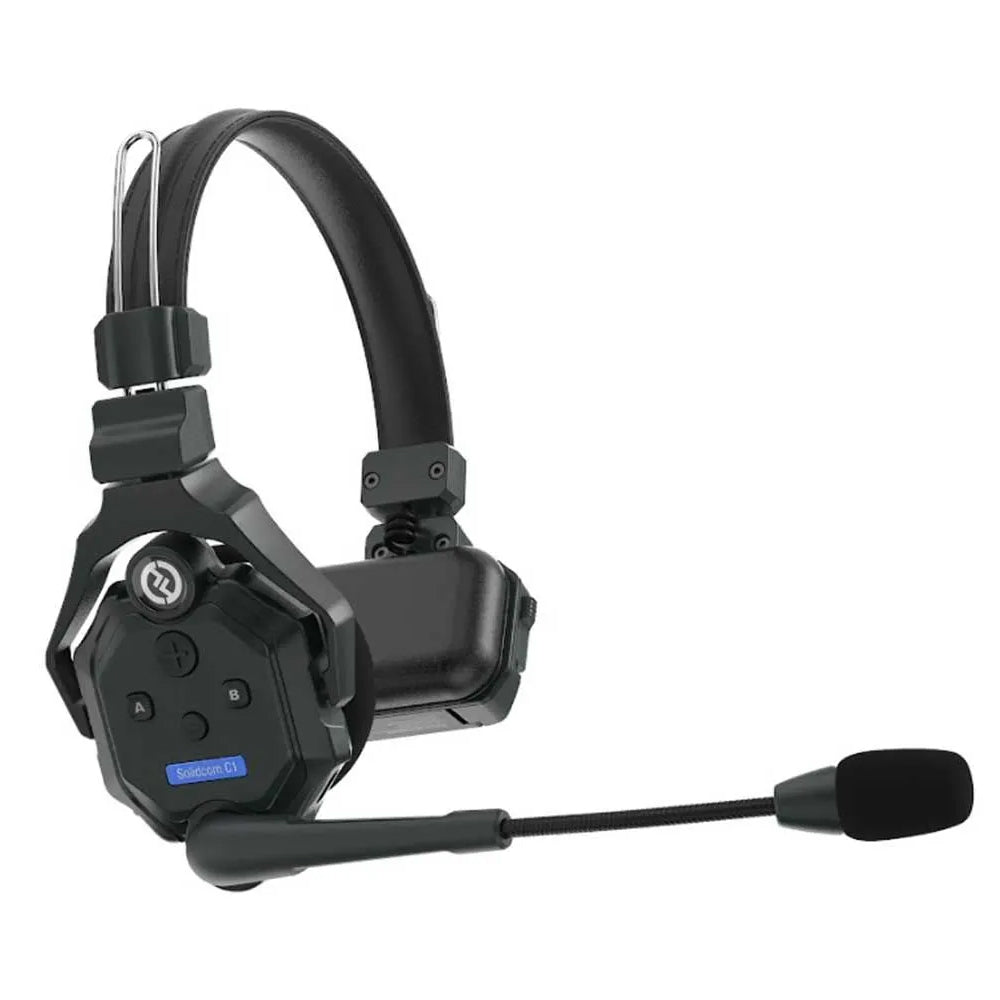 Solidcom C1 4S Full Duplex Wireless Intercom System - 4 Pack Single Ear Headset Kit for Construction, Events & Team Communication (Special Order)