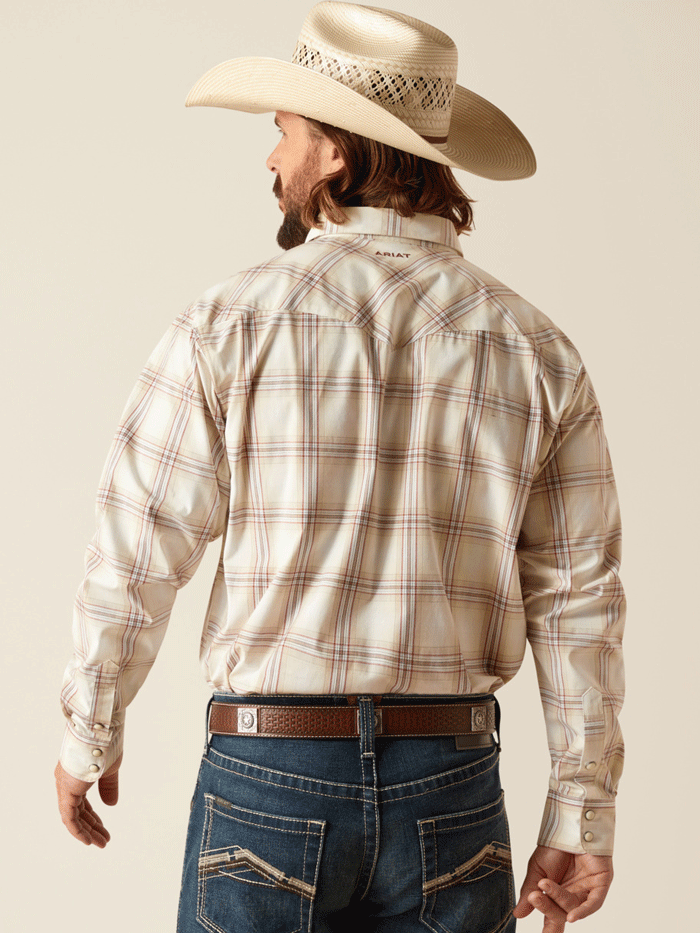 Ariat Men's Pro Series Prescott Classic Fit Shirt - Sandshell | Western Workwear & Casual Shirt for Ranch, Rodeo & Outdoor Activities
