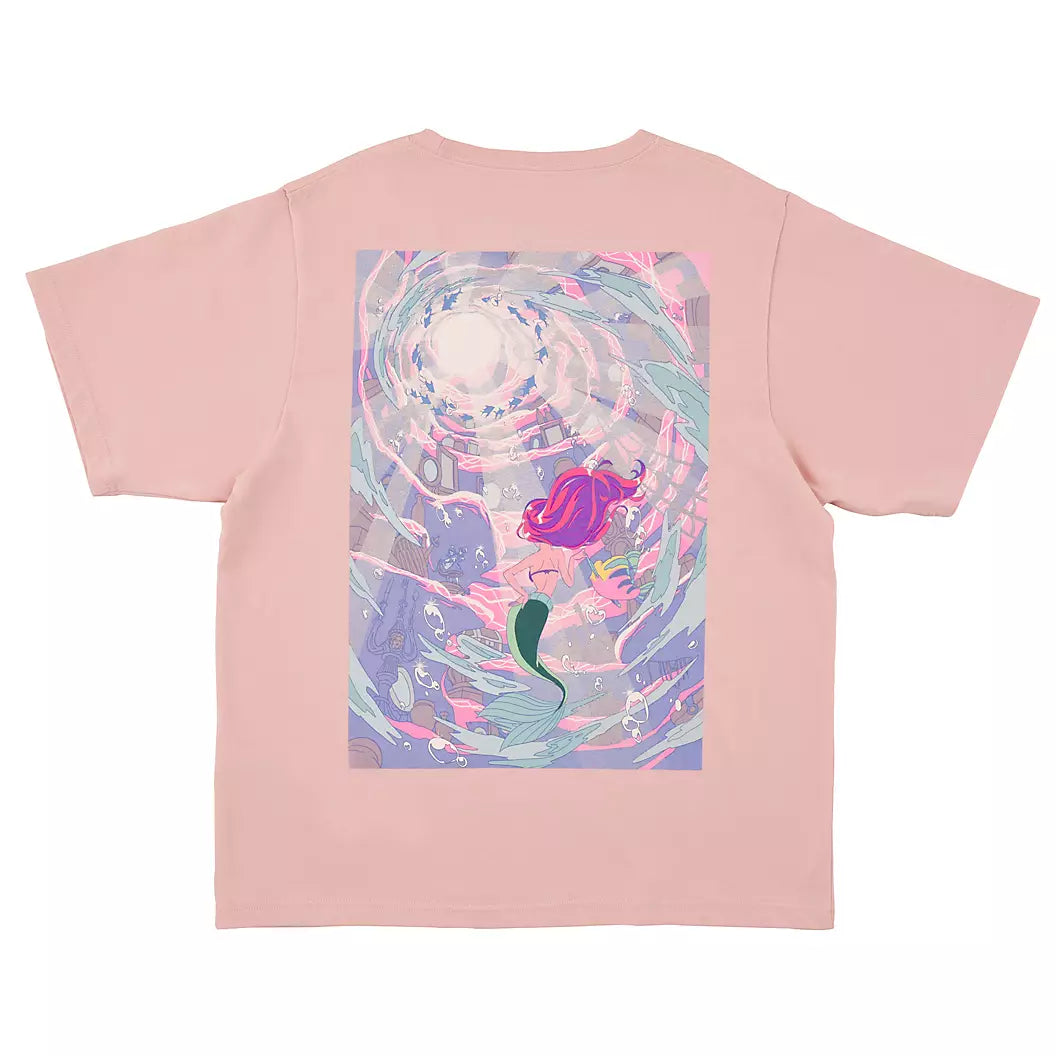 Vintage 90s Tokyo Disney Ariel Anime Graphic T-Shirt - Retro Cartoon Princess Tee for Disney Fans & Collectors - Perfect for Cosplay, Theme Parks, and Casual Wear