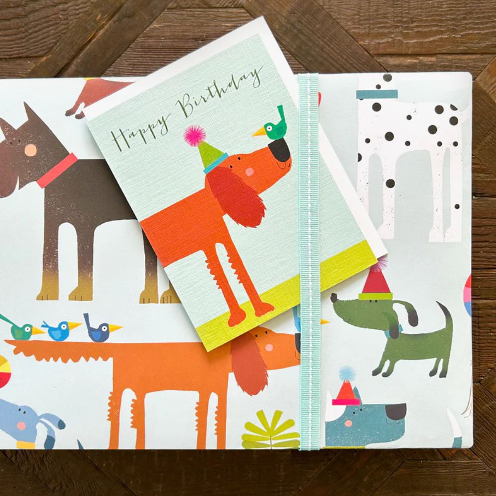 Funny Dog Birthday Card - Personalized Greeting Card for Dog Lovers - Perfect for Pet Birthday Parties & Celebrations