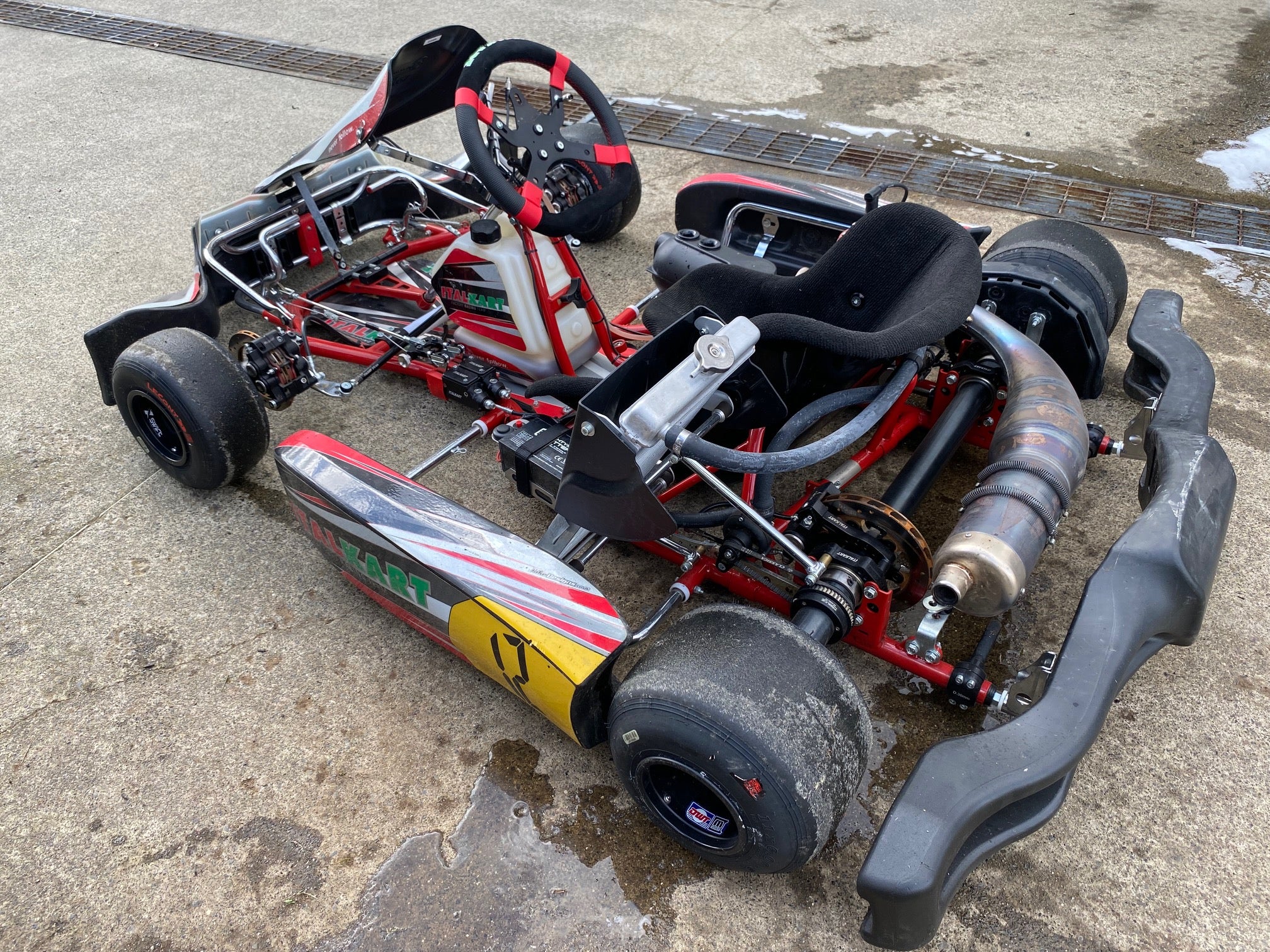 2023 Italkart Laguna with Rebuilt X125 WC Engine - High Performance Racing Kart for Track & Competition Use