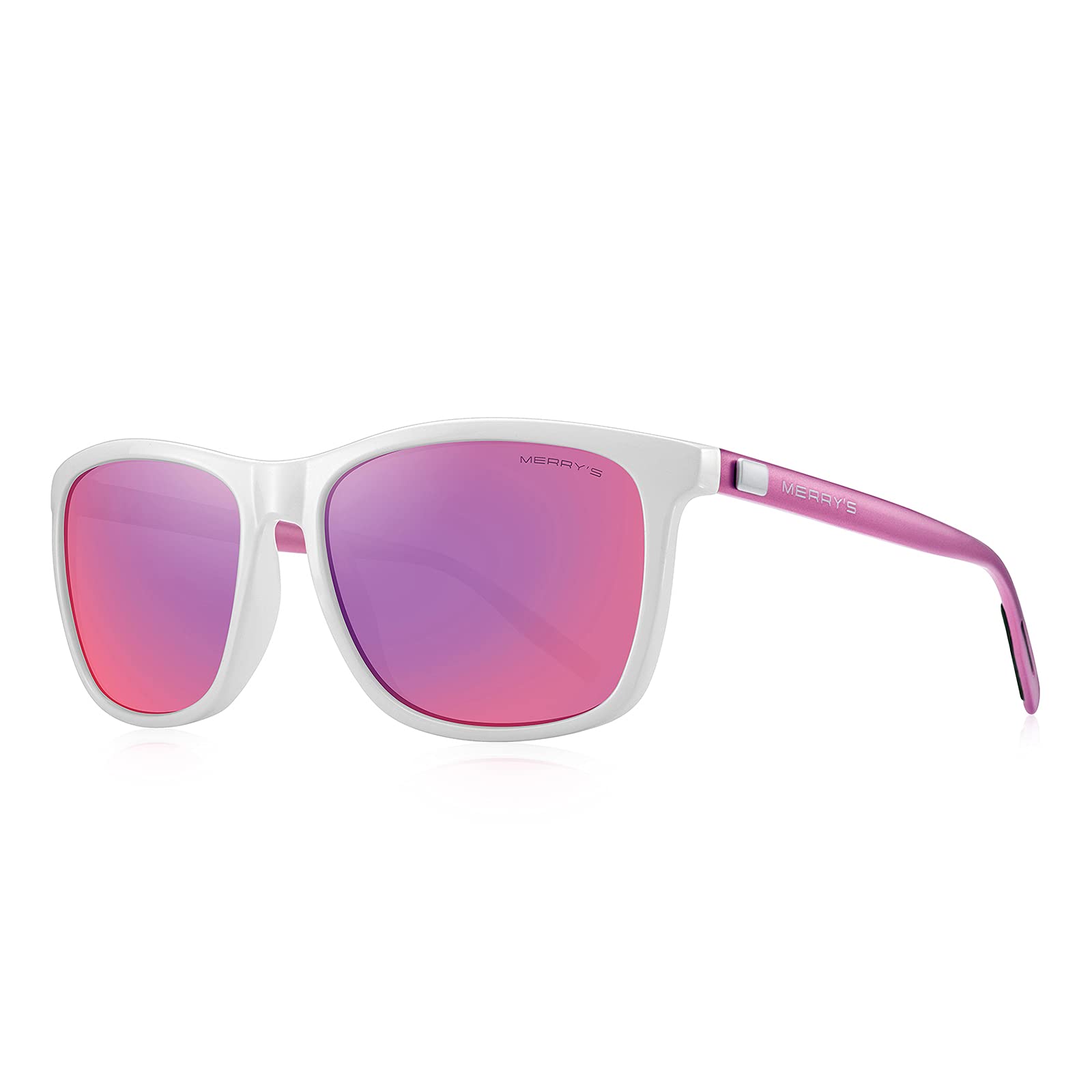 MERRY'S Unisex Polarized Aluminum Sunglasses S8286 - Vintage UV Protection Shades for Men & Women - Perfect for Driving, Beach, and Outdoor Activities