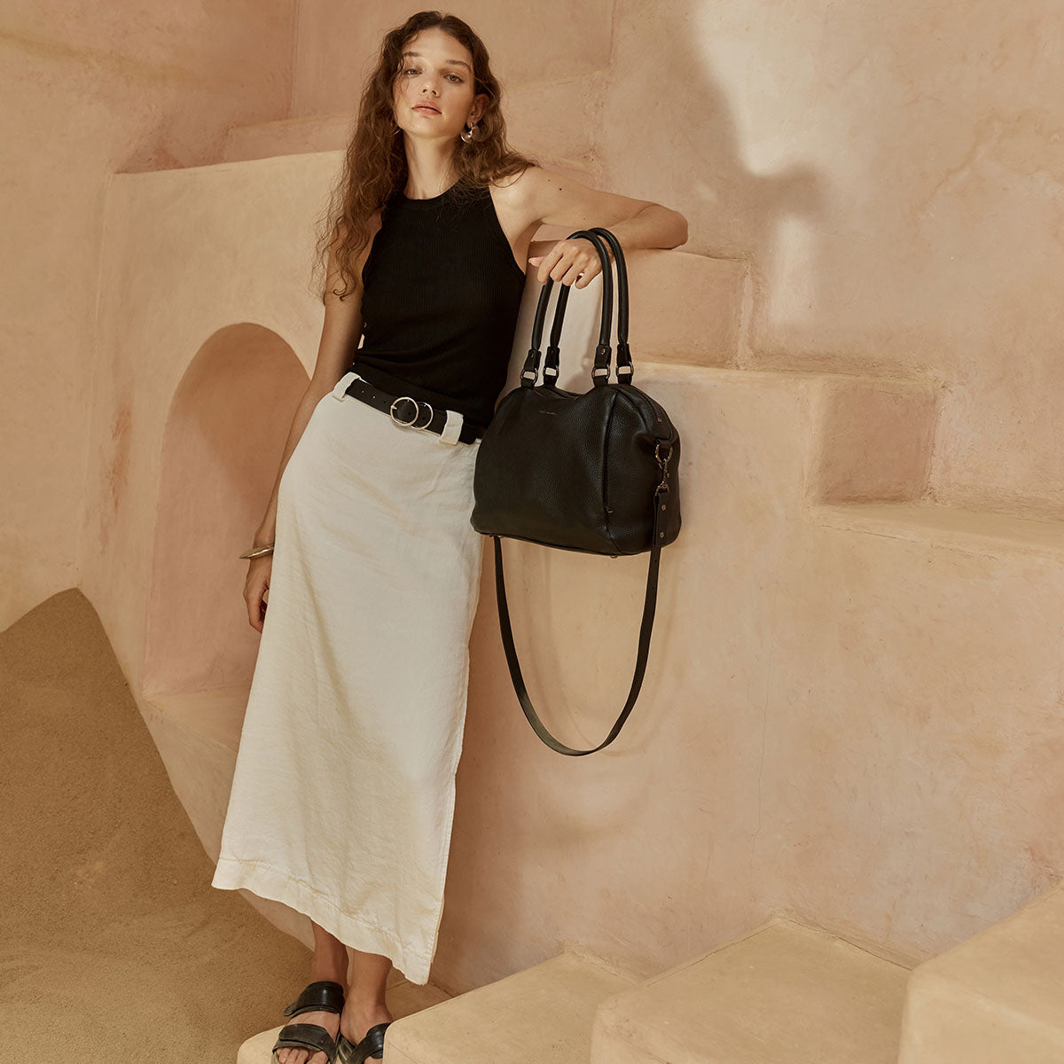 Force Of Being Bag - Stylish Black Crossbody Bag for Women | Perfect for Work, Travel & Everyday Use