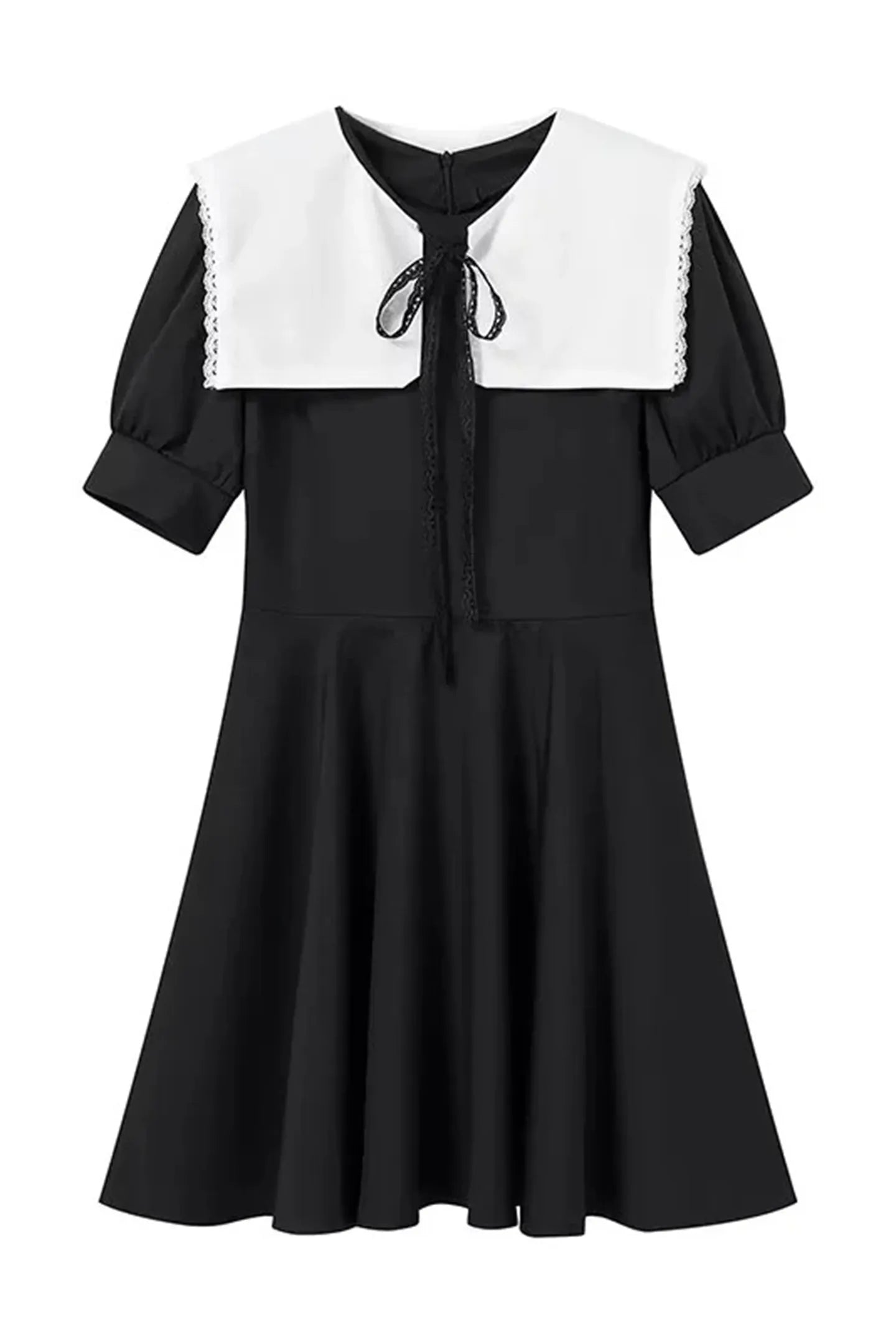 Chloe Doll Collar Puff Sleeve Mini Dress - Elegant Floral Summer Party Dress for Women, Perfect for Weddings, Dates & Special Occasions