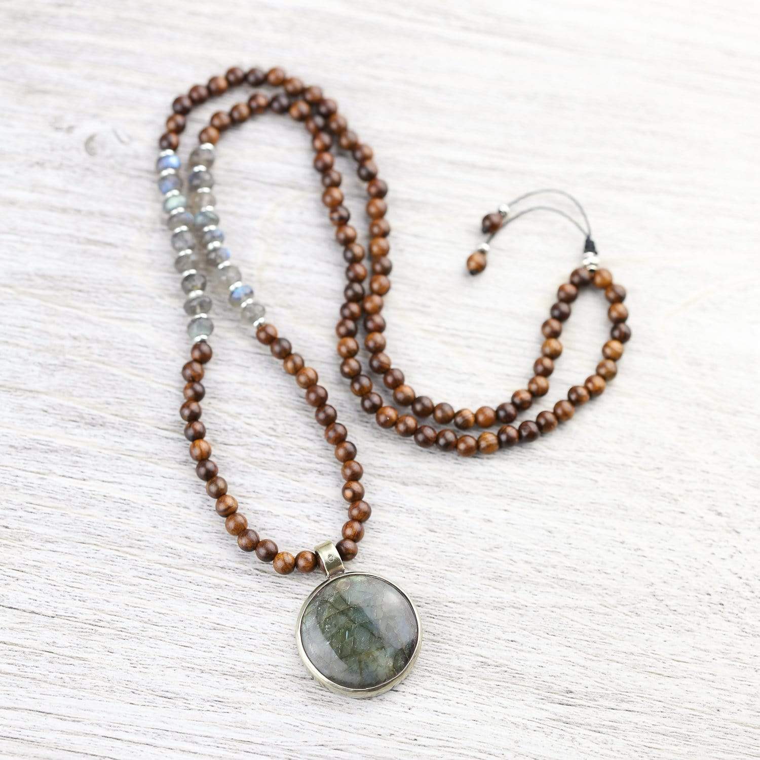 Tree of Life Healing Mala Beads - 108 Natural Gemstone Prayer Necklace for Meditation, Yoga & Spiritual Protection - Perfect for Mindfulness, Stress Relief & Positive Energy