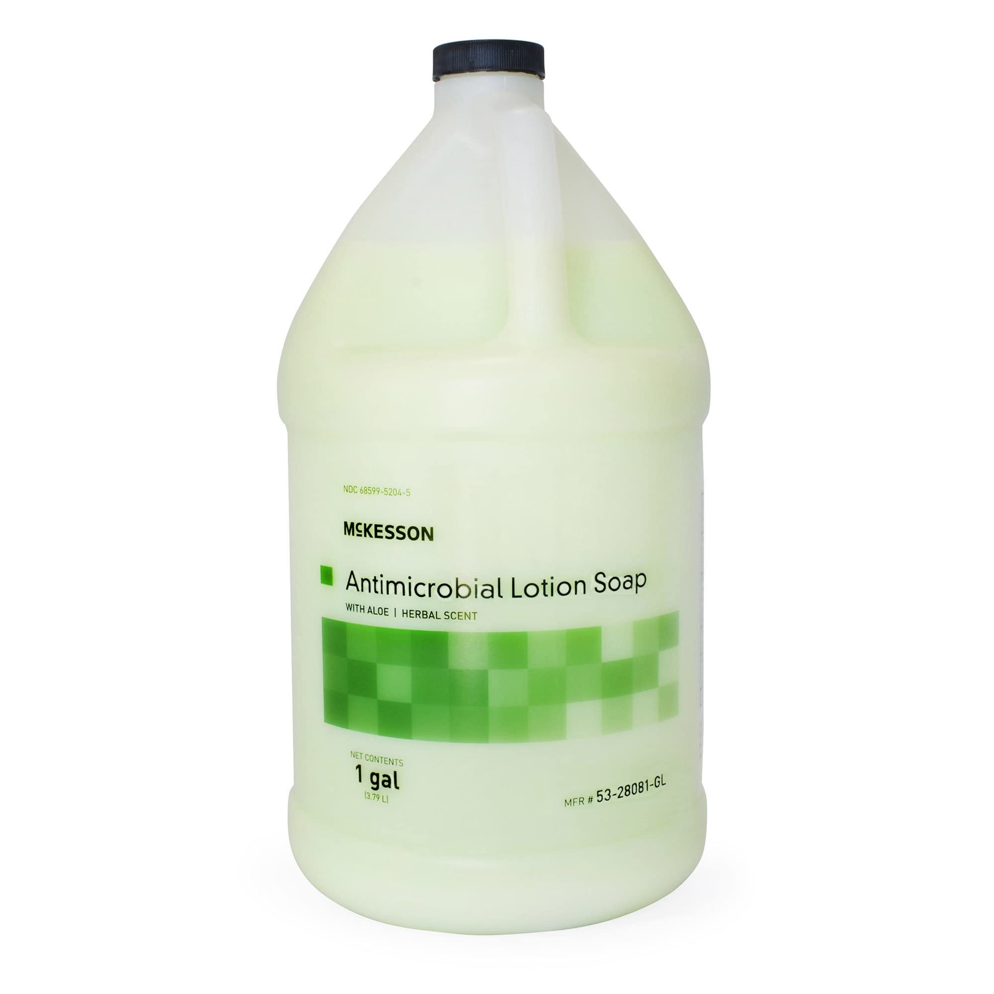 McKesson Antimicrobial Hand Soap with Aloe Vera - 1 Gallon Refill Bottle | Herbal Scent | Moisturizing & Medical-Grade Formula | Ideal for Hospitals, Clinics & Home Use | Keeps Hands Clean & Soft
