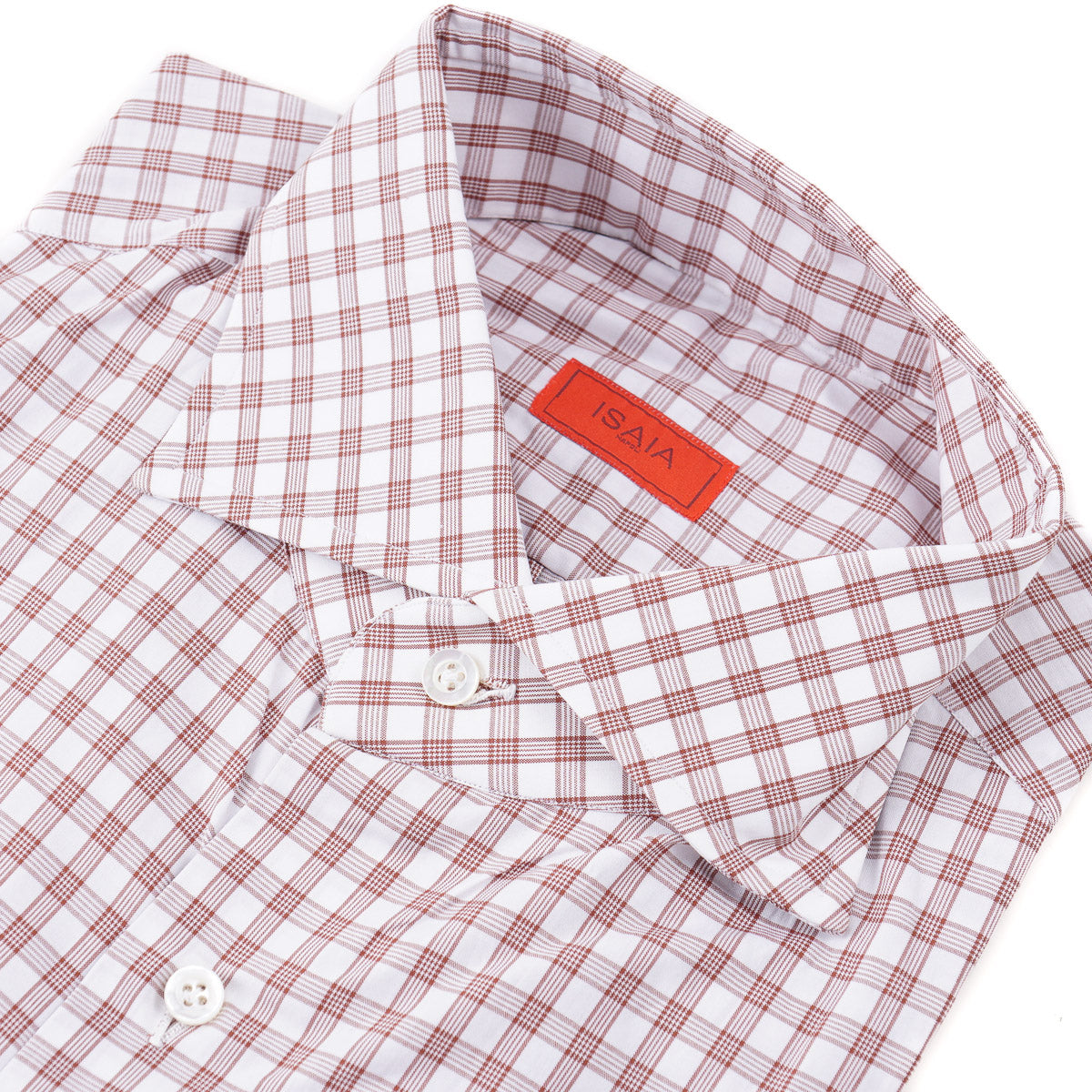 Isaia 'Italia' Regular Fit Cotton Shirt for Men | Premium Italian Dress Shirt | Business Casual & Formal Wear | Office, Wedding & Special Occasions