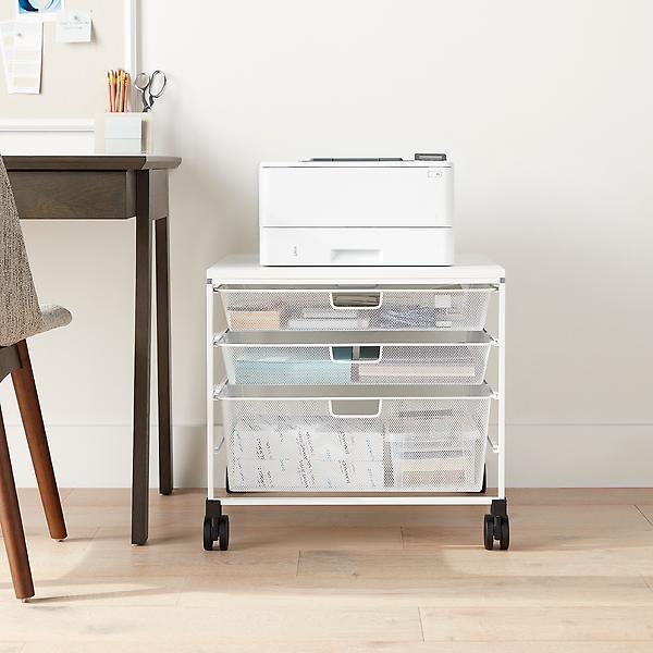 Elfa Mobile Mesh Drawers - 21.6