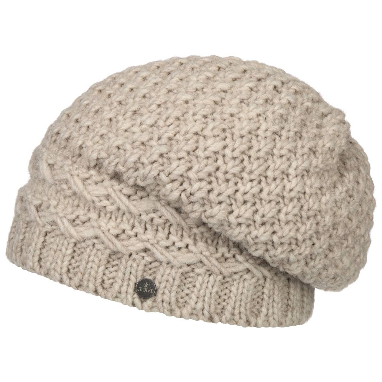 Lierys Pinea Oversize Knit Hat - Soft Chunky Cable Knit Beanie for Women & Men | Winter Warm Wool Hat for Outdoor Activities, Skiing & Snowboarding