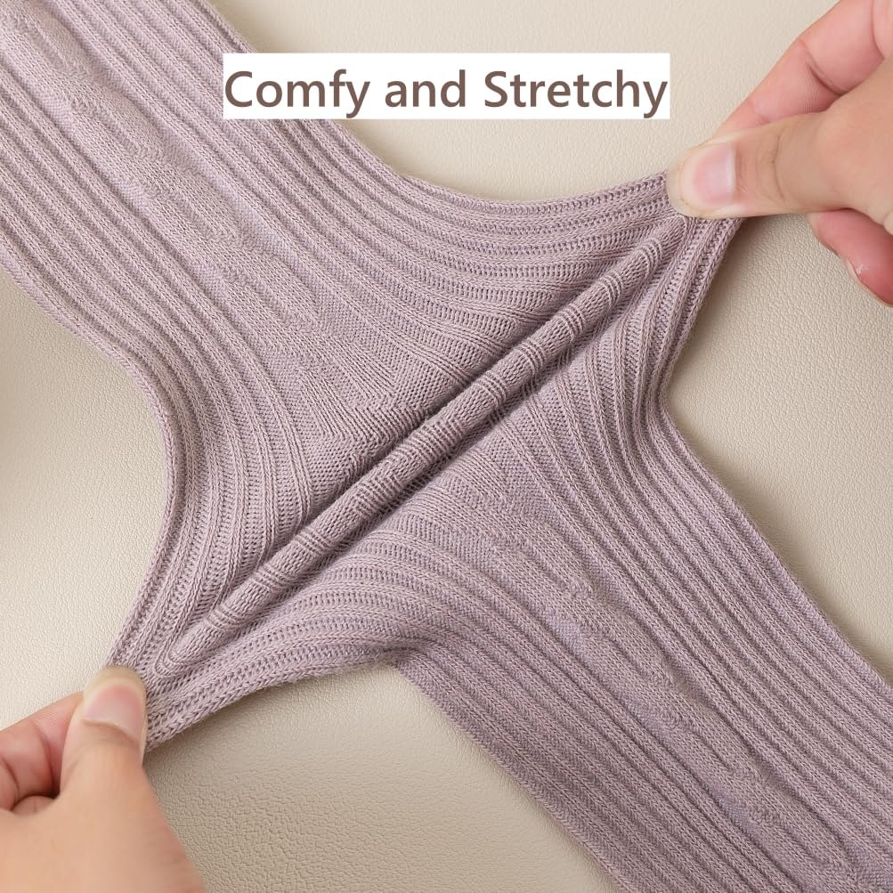 Bafeicao 3/4/5 Pack Baby Girls Cable Knit Tights - Soft Cotton Leggings & Stockings for Toddler Girls (1-5 Years) - Perfect for Winter, School, Playtime & Family Photos