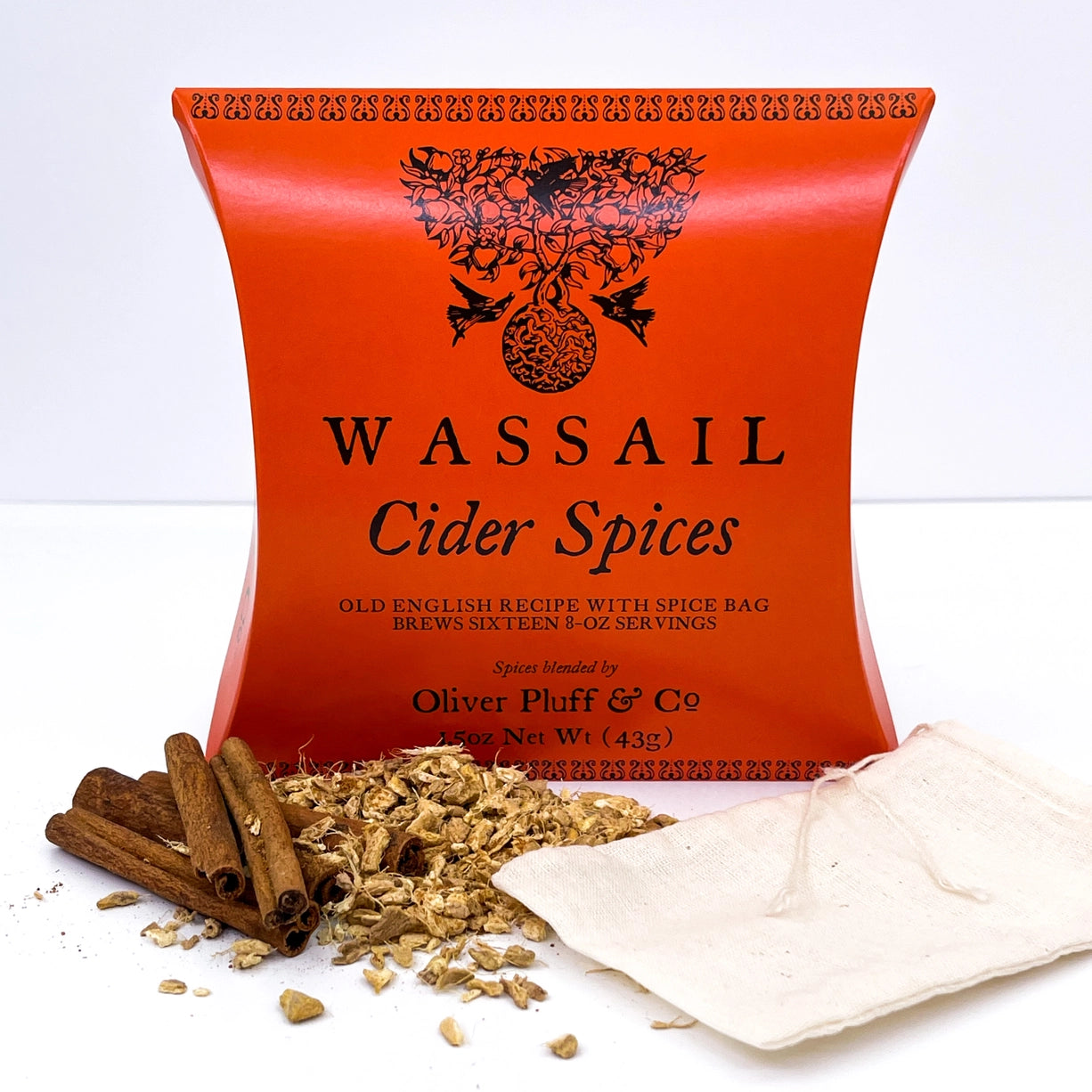 Premium Cider Spices Wassail Mix - 1 Gallon Bulk Package for Holiday Parties, Christmas Celebrations & Warm Winter Beverages
