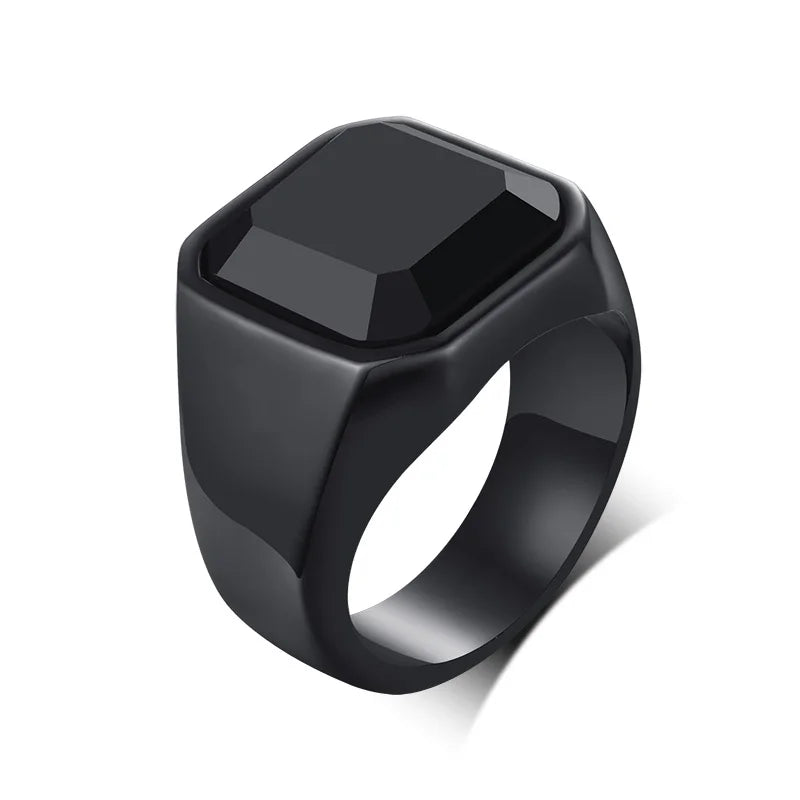 Dark Elegance Ring for Women - Gothic Style Silver Jewelry for Evening Parties & Special Occasions