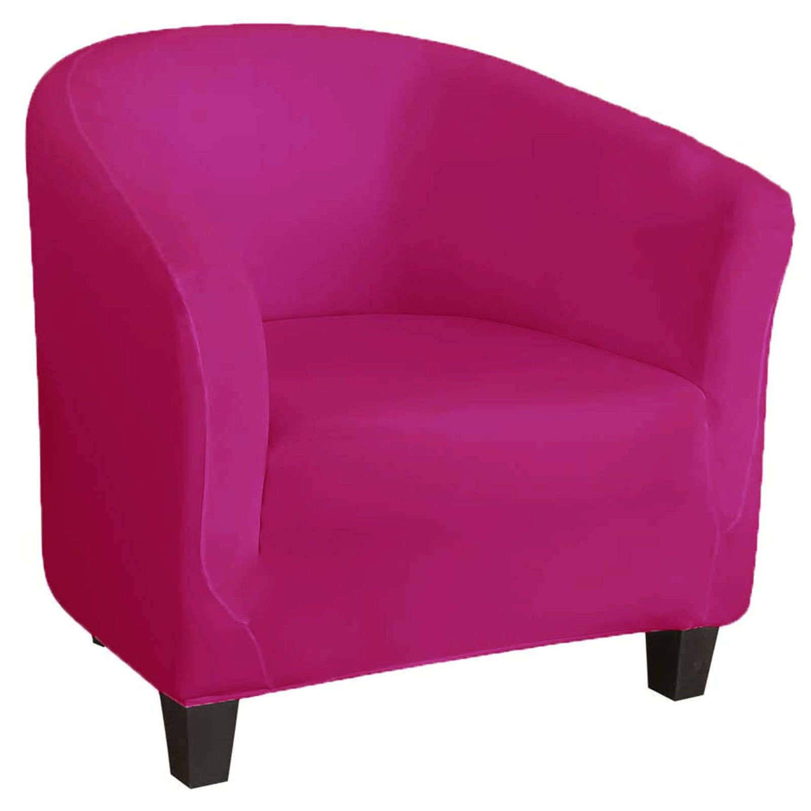 JHLD Stretch Club Chair Slipcover - Modern Spandex Elastic Chair Cover with Soft Fabric, Fits Armchairs for Kids & Pets (Pink) | Perfect for Living Room, Nursery & Pet-Friendly Spaces