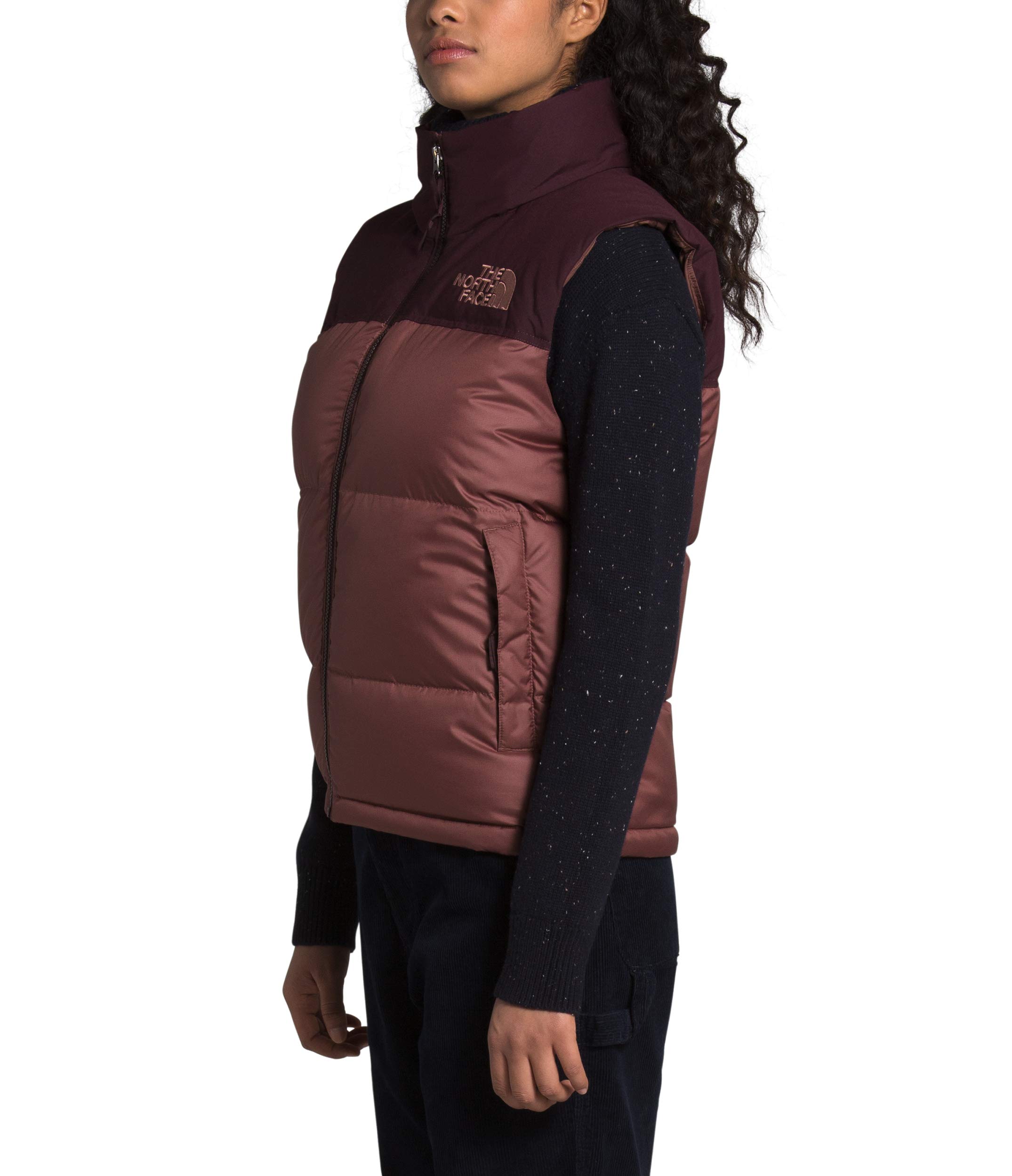 The North Face Eco Nuptse Vest for Women - Lightweight Puffer Jacket with Recycled Materials, Warm Winter Outerwear for Hiking, Camping & Outdoor Activities