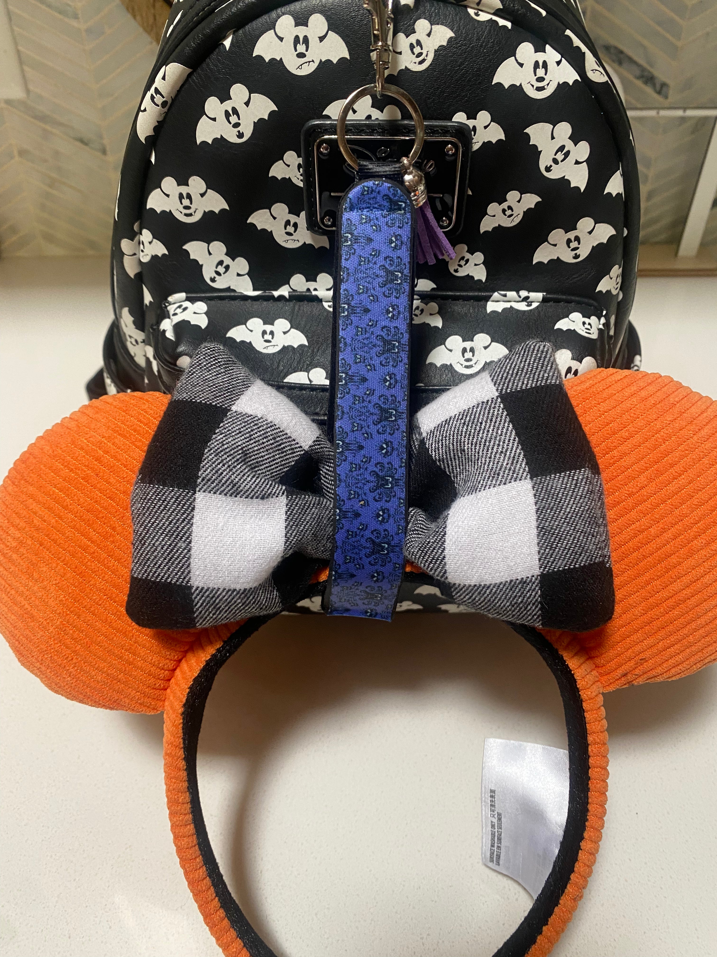 Haunted Mansion Wristlet & Bag Charm - Disney Park Inspired Accessory for Halloween, Cosplay, and Disneybounding Outfits