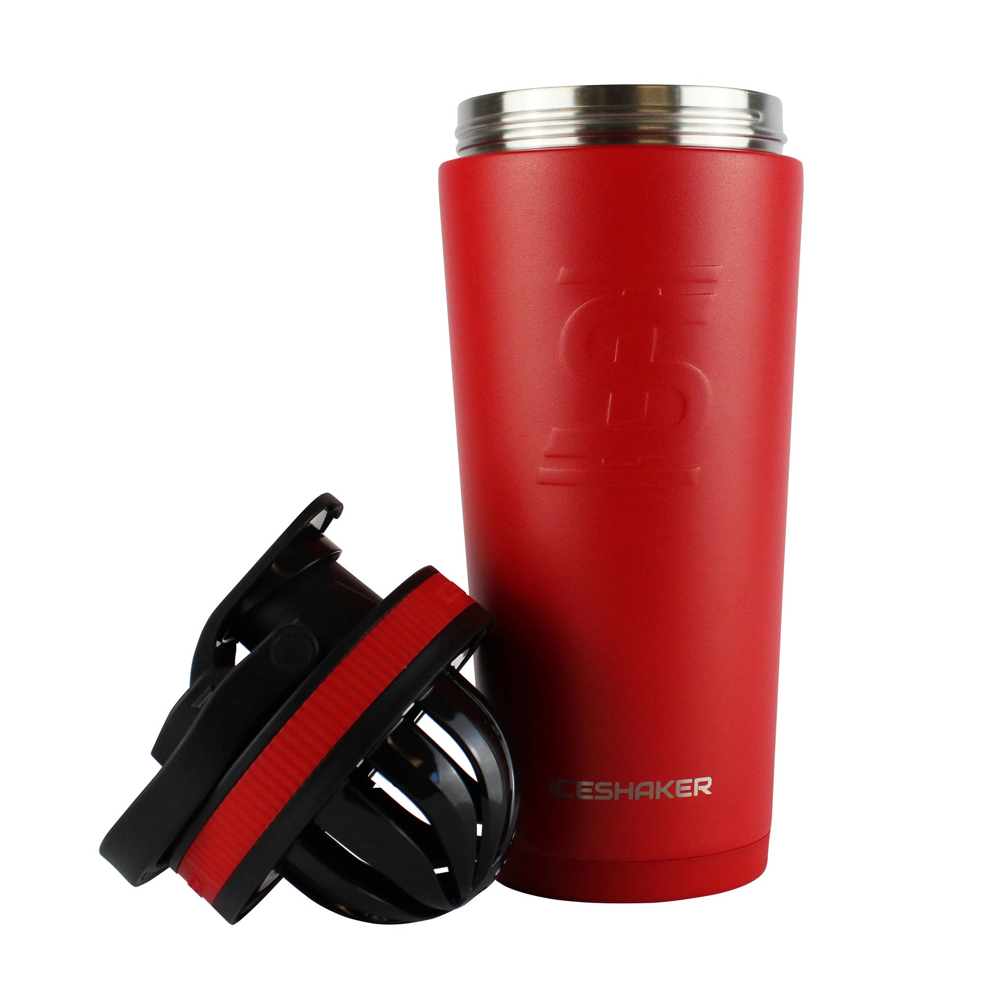 26oz Adaptive Training Foundation Red Ice Shaker Bottle - Leak Proof & Insulated for Gym, Workouts & Sports Hydration
