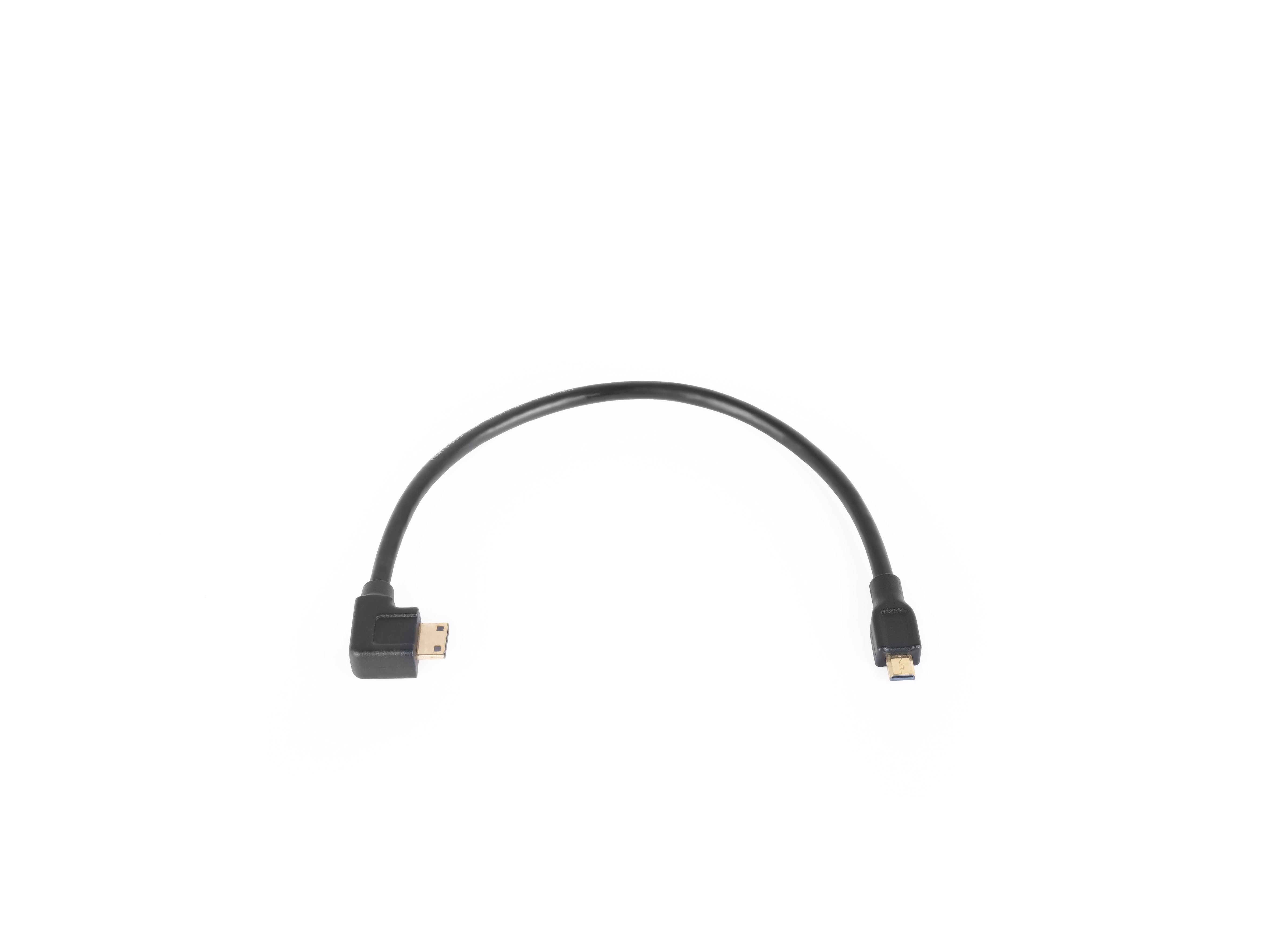 High-Speed HDMI Cable 240mm (9.4in) - Gold-Plated Connectors for 4K Camera to HDMI Bulkhead Connection - Perfect for CCTV, Security Systems & Professional Video Setups