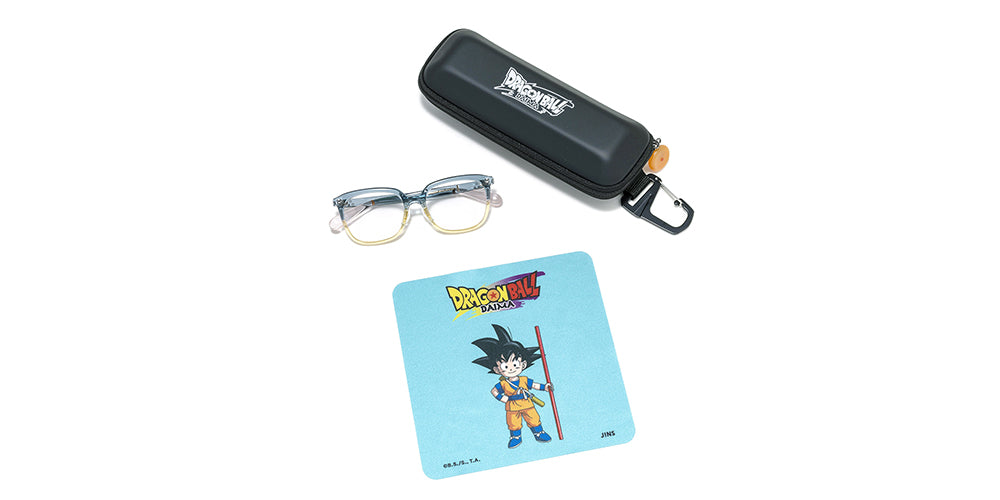 JINS x DRAGON BALL DAIMA Anime Kids Glasses Frame 099 50 - Stylish Eyewear for Dragon Ball Fans, Perfect for Cosplay and Daily Wear