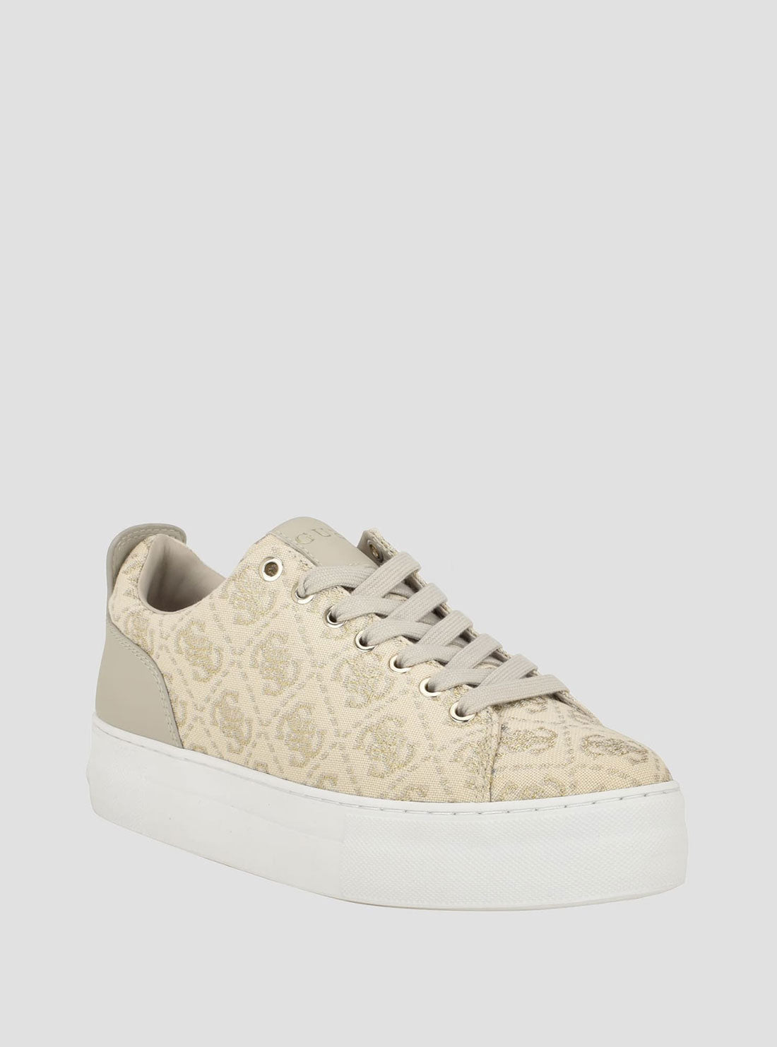 Giaa Low Top Sneakers for Women - Gold Logo Casual Shoes - Comfortable Walking & Fashion Sneakers for Daily Wear, Workout, and Street Style