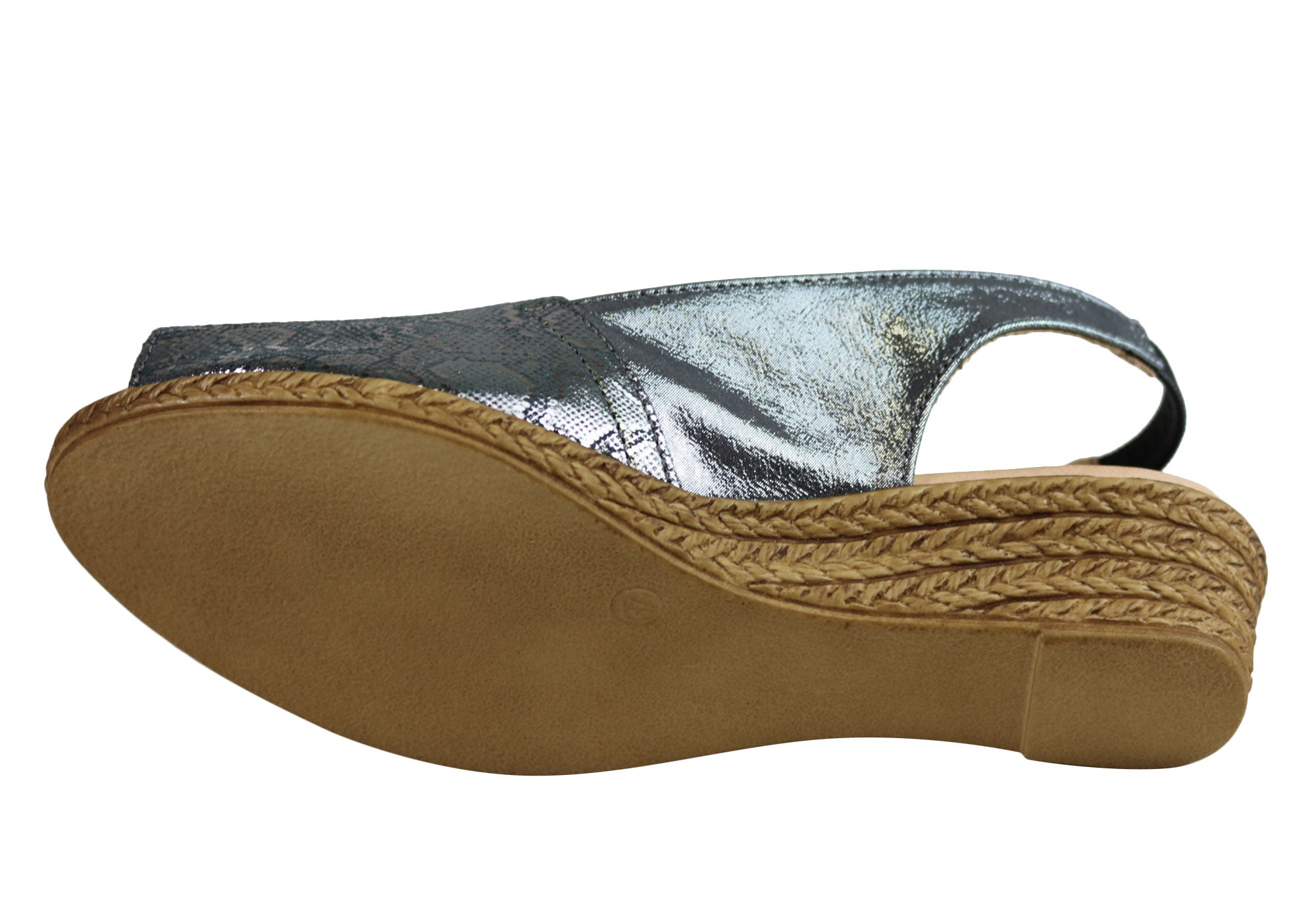 Lola Canales Glee Women's Comfort Leather Wedge Sandals - Handmade in Spain - Perfect for Summer Outings & Beach Vacations