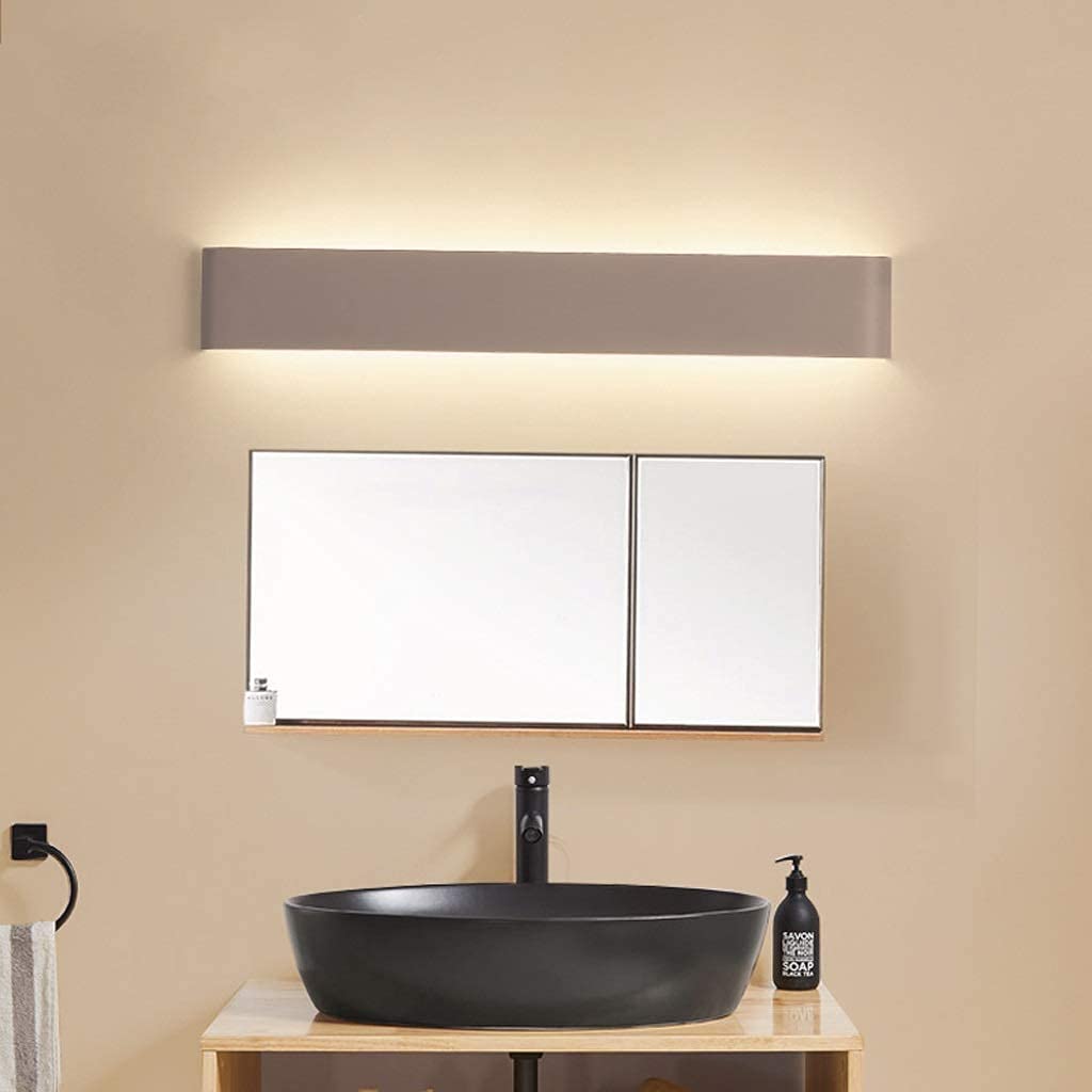 Modern LED Mirror Light - Waterproof Anti-Fog Bathroom Mirror Lamp with Front Lighting for Makeup & Shaving | Wall Mounted Vanity Light for Home Decor & Cabinet Illumination | Perfect for Bathroom, Dressing Room & Beauty Salon