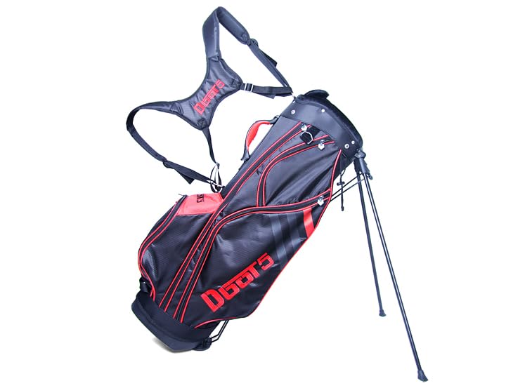 Premium Lightweight Golf Stand Bag for Men & Women - 8 Pockets, Padded Shoulder Strap & Soft Grip | Durable Craftsmanship with Convenient Stand System | Perfect for Golf Courses, Driving Ranges & Travel