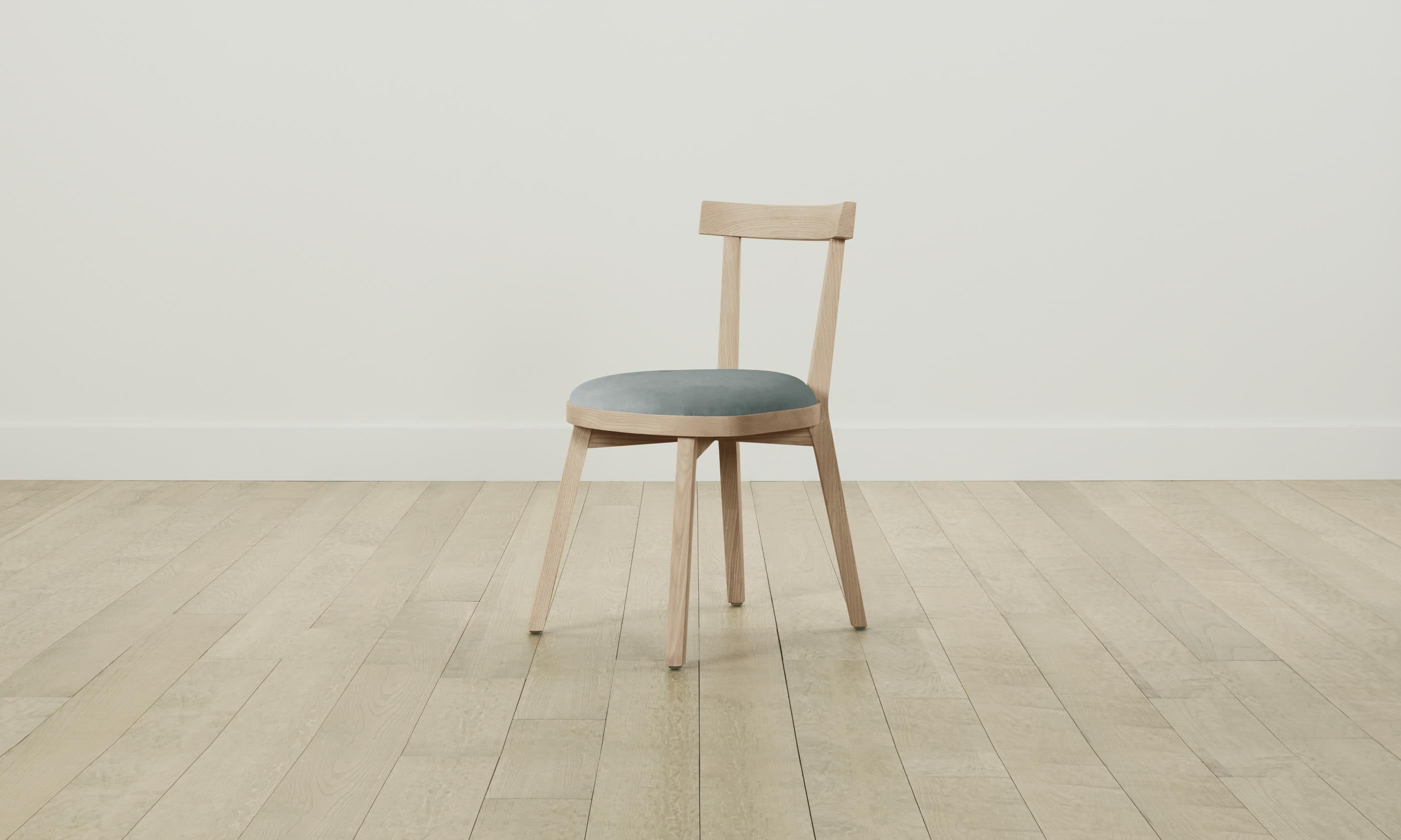 Allen Dining Chair - Premium Nubuck Leather Upholstered Seat with Solid Wood Frame - Perfect for Modern Dining Rooms, Kitchens, and Restaurant Settings