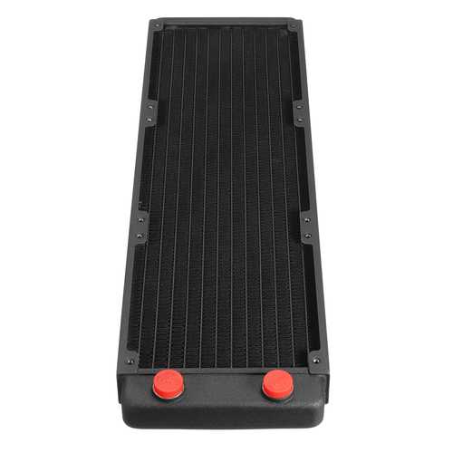 360mm Copper PC Water Cooling Radiator - 12 Tubes High Performance CPU Cooler for Gaming Desktop Computers | Perfect for Overclocking & Silent Cooling Systems