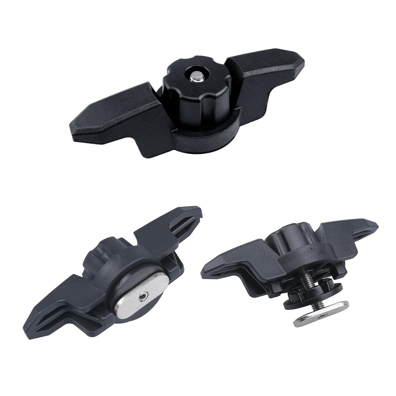 Thorn Kayak Anchor Cleat - Heavy Duty Line Cleat for Kayak Track & Rail Mount - Secure Rope Management for Kayak Fishing Accessories (Black) - Perfect for Kayak Fishing, Boating & Water Sports