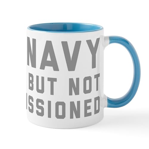 White/Blue Inside - US Navy Retired Not Decommission