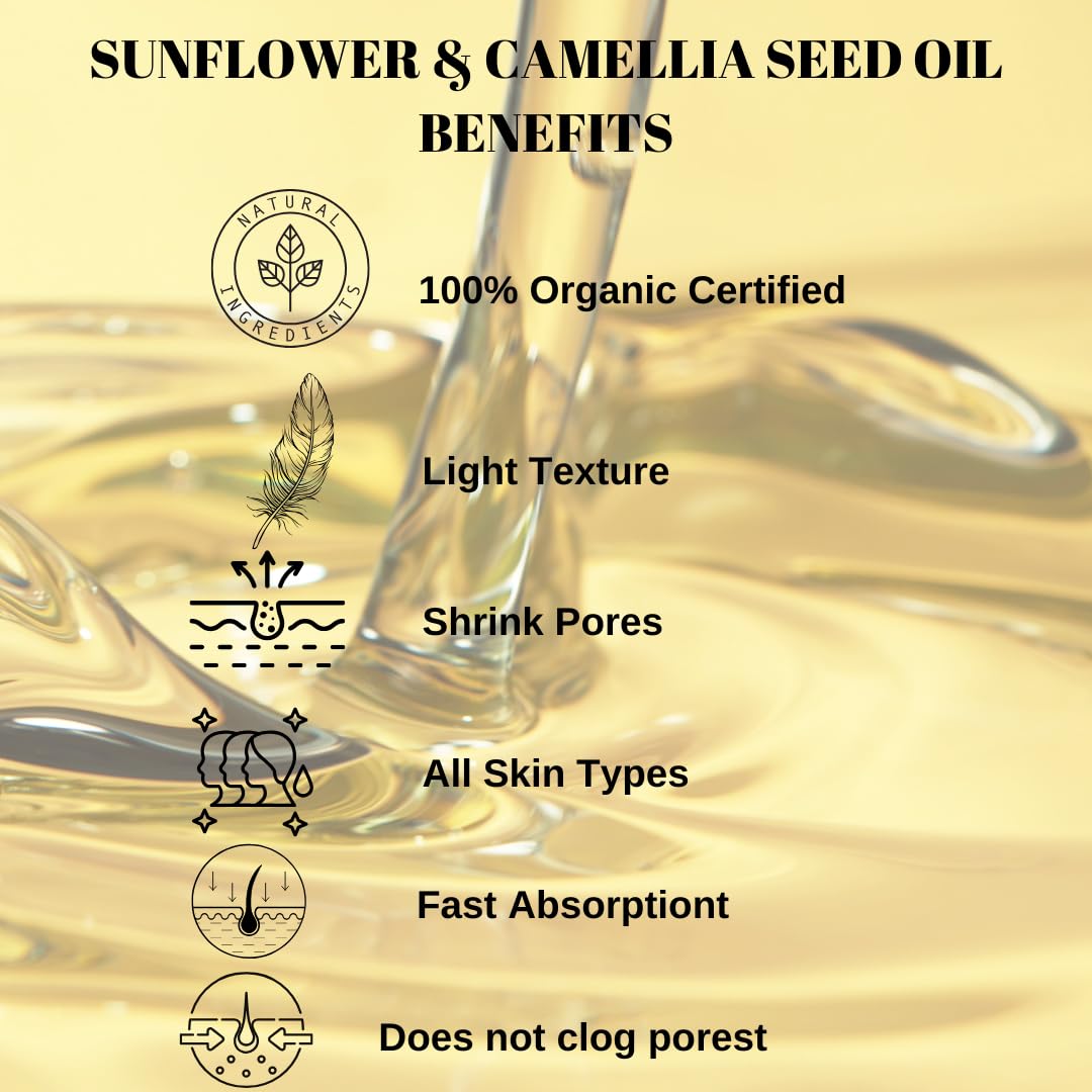 Organic Moisturizing Body Oil for Dry Skin - Women's Hydrating Skin Oil with Calendula, Neroli & Rosemary | Perfect for Daily Moisturizing, Massage & Bath Oils | Cruelty-Free & Natural Skincare