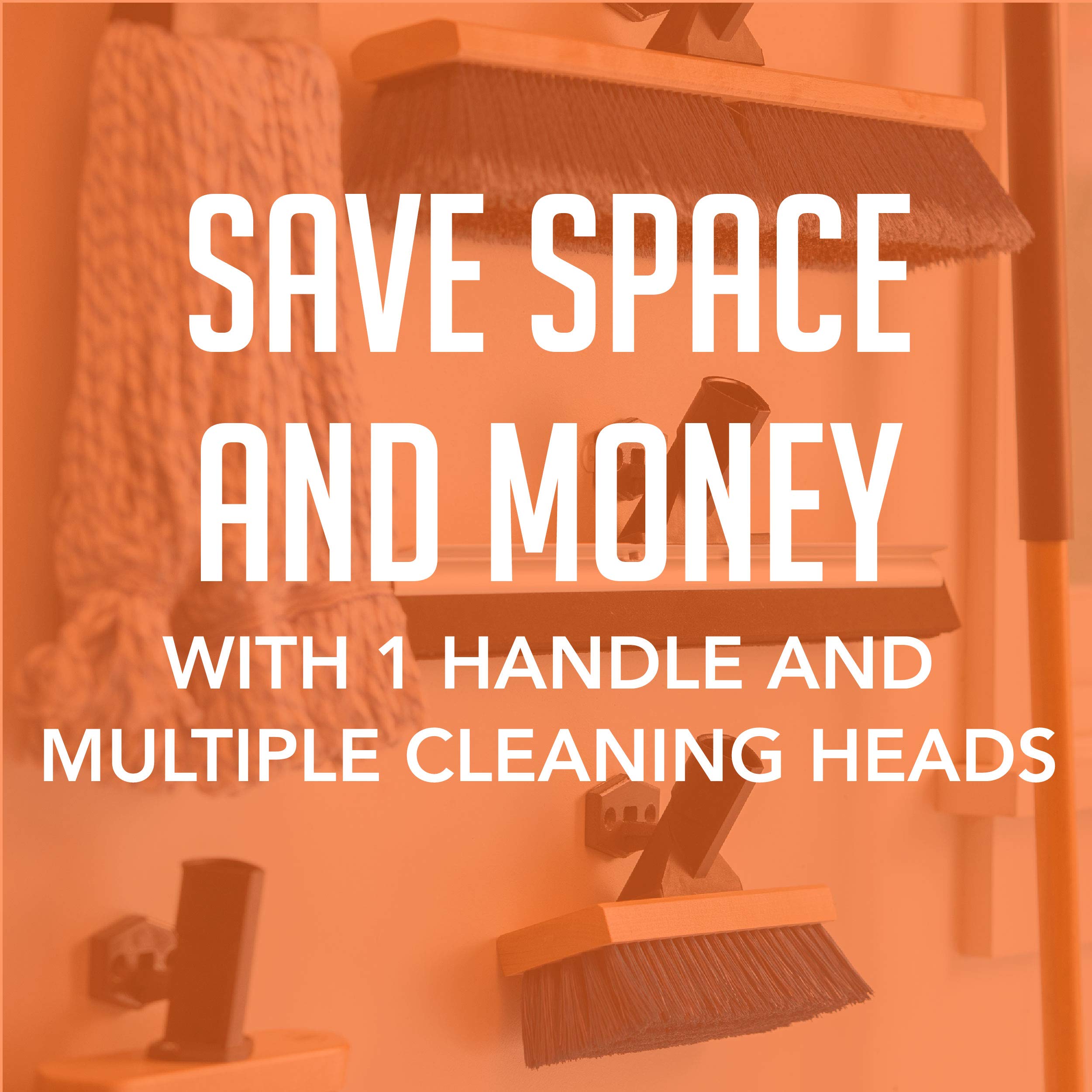 SWOPT Angled Broom & Dust Mop Kit - Multi-Surface Cleaning for Floors & Corners